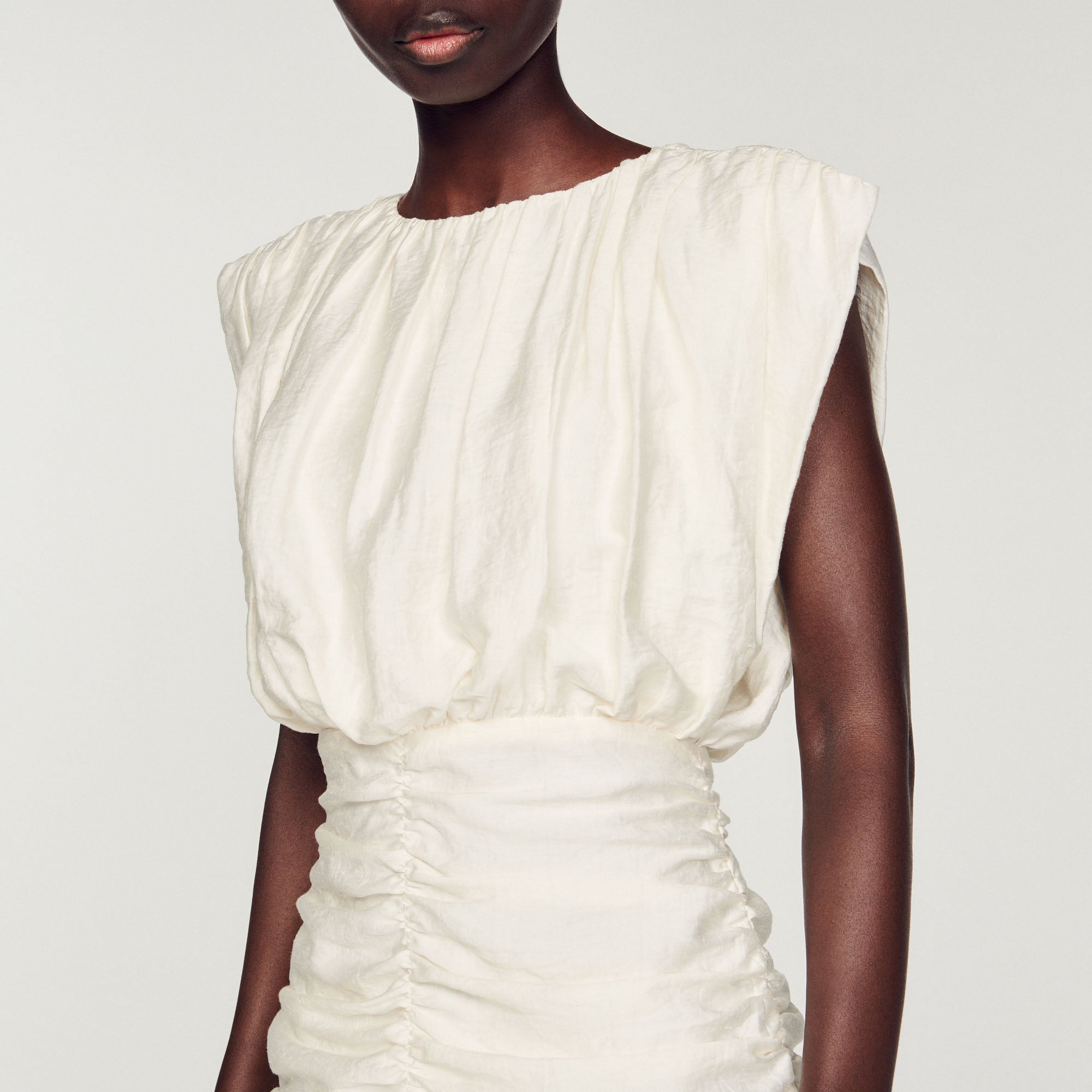 Robe courte drapée Sandro seconde main