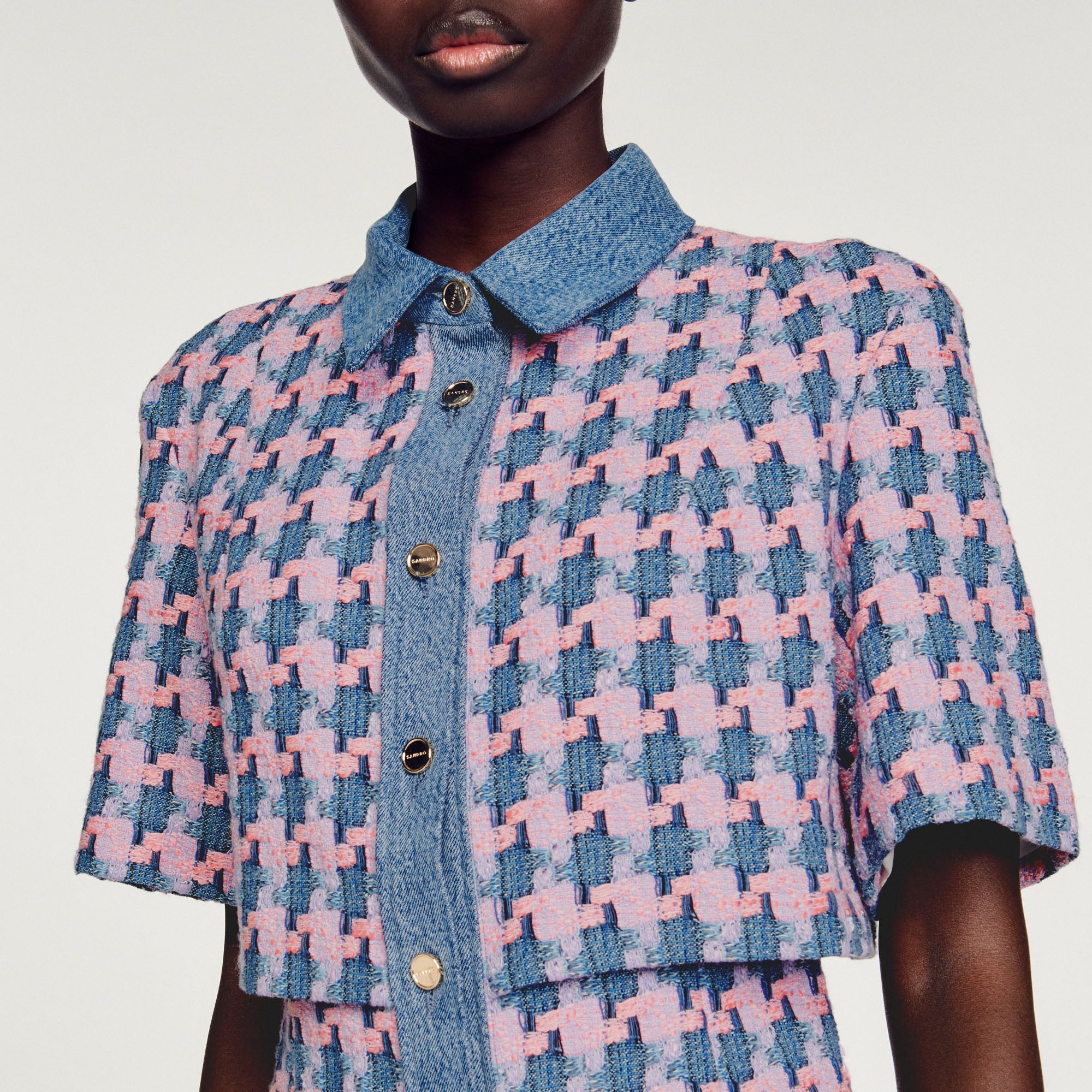 Robe en tweed Sandro seconde main