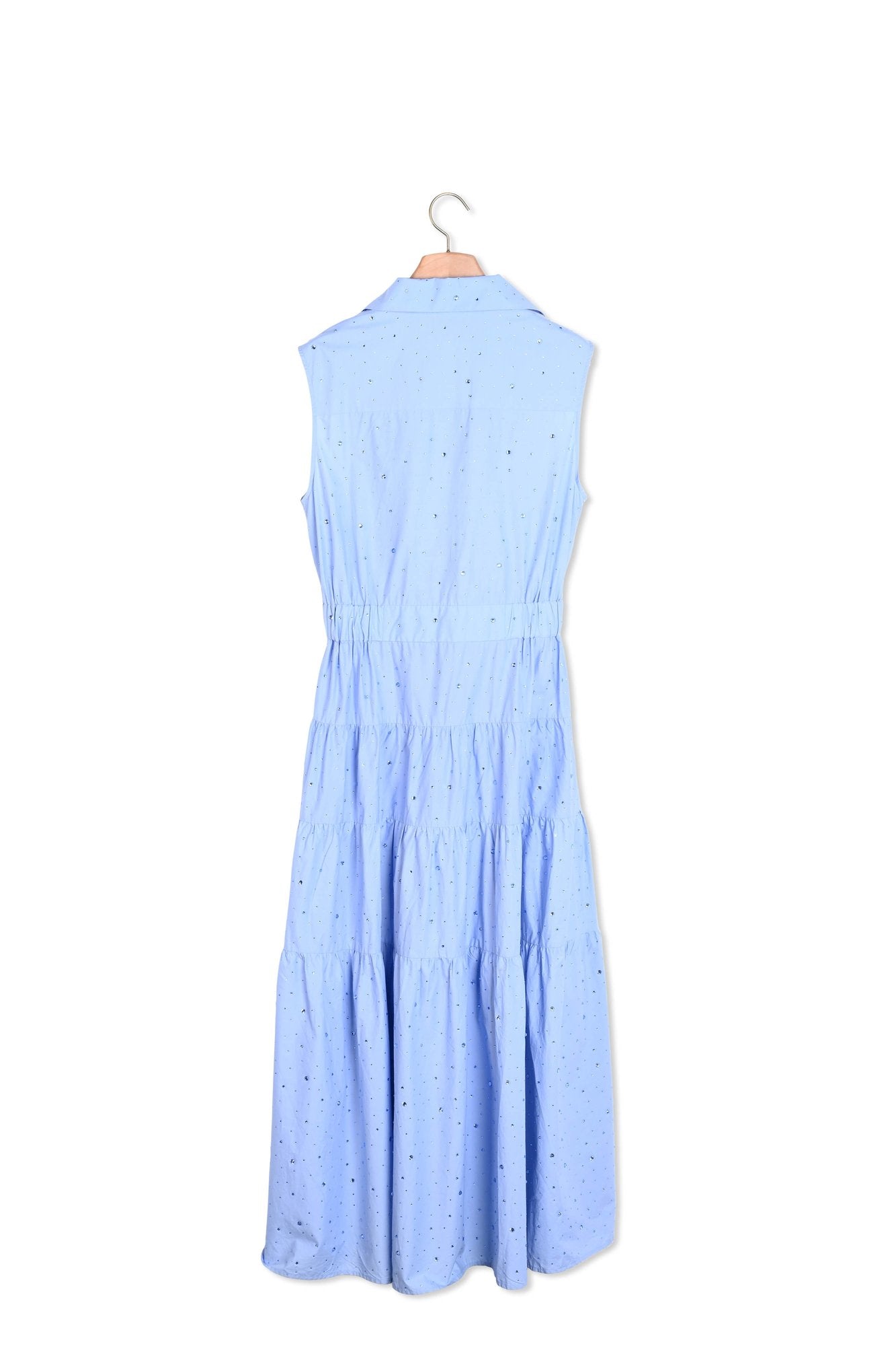 Robe longue nouée ornée de strass Sandro seconde main