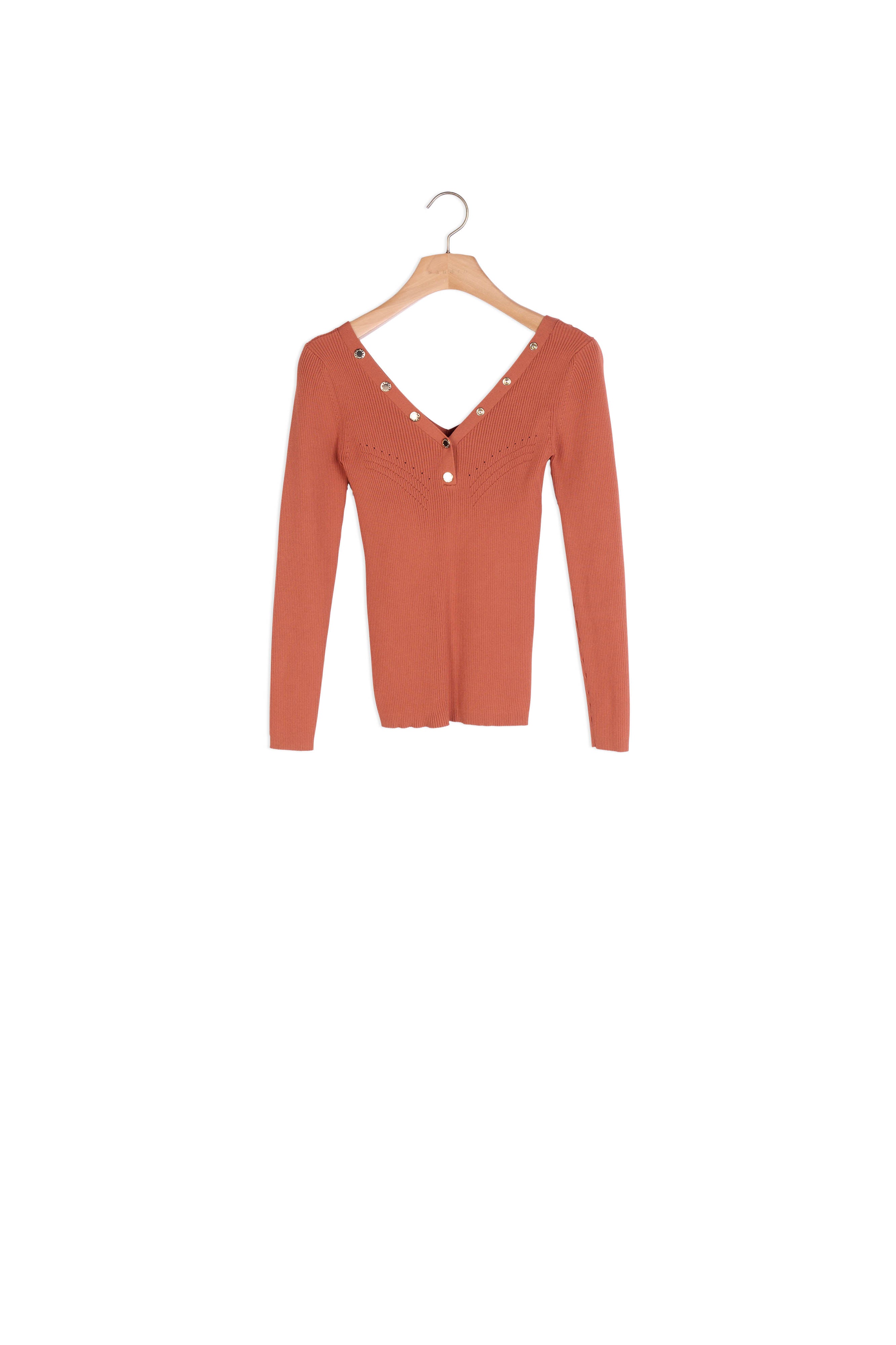 Pull orné de pressions siglées Sandro seconde main