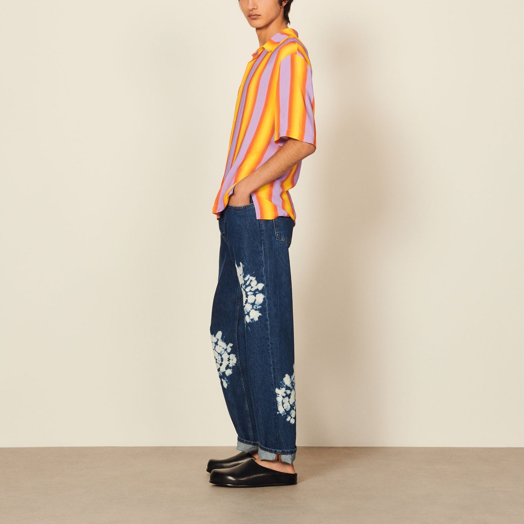 Chemise fluide à rayures Sandro seconde main