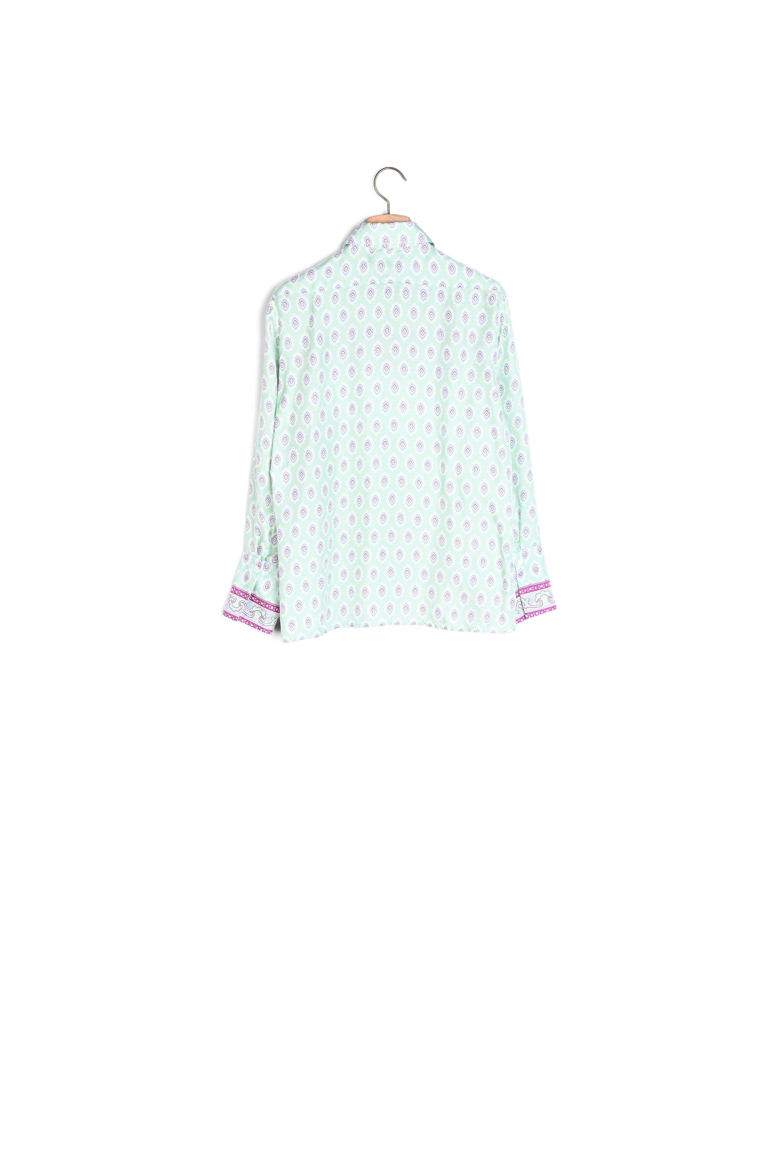 Chemise imprimée en soie Sandro seconde main