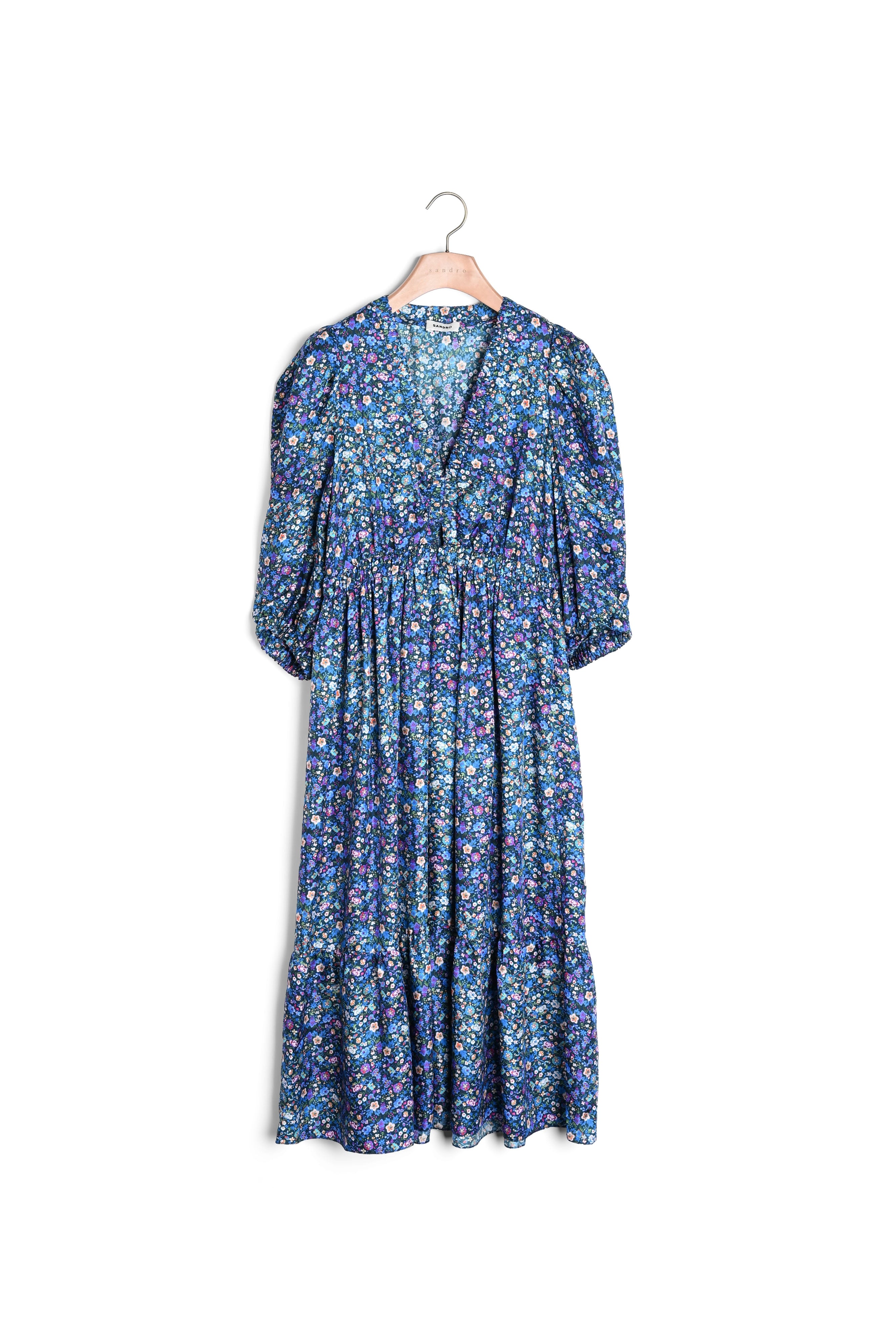 Robe longue imprimé fleuri Sandro seconde main