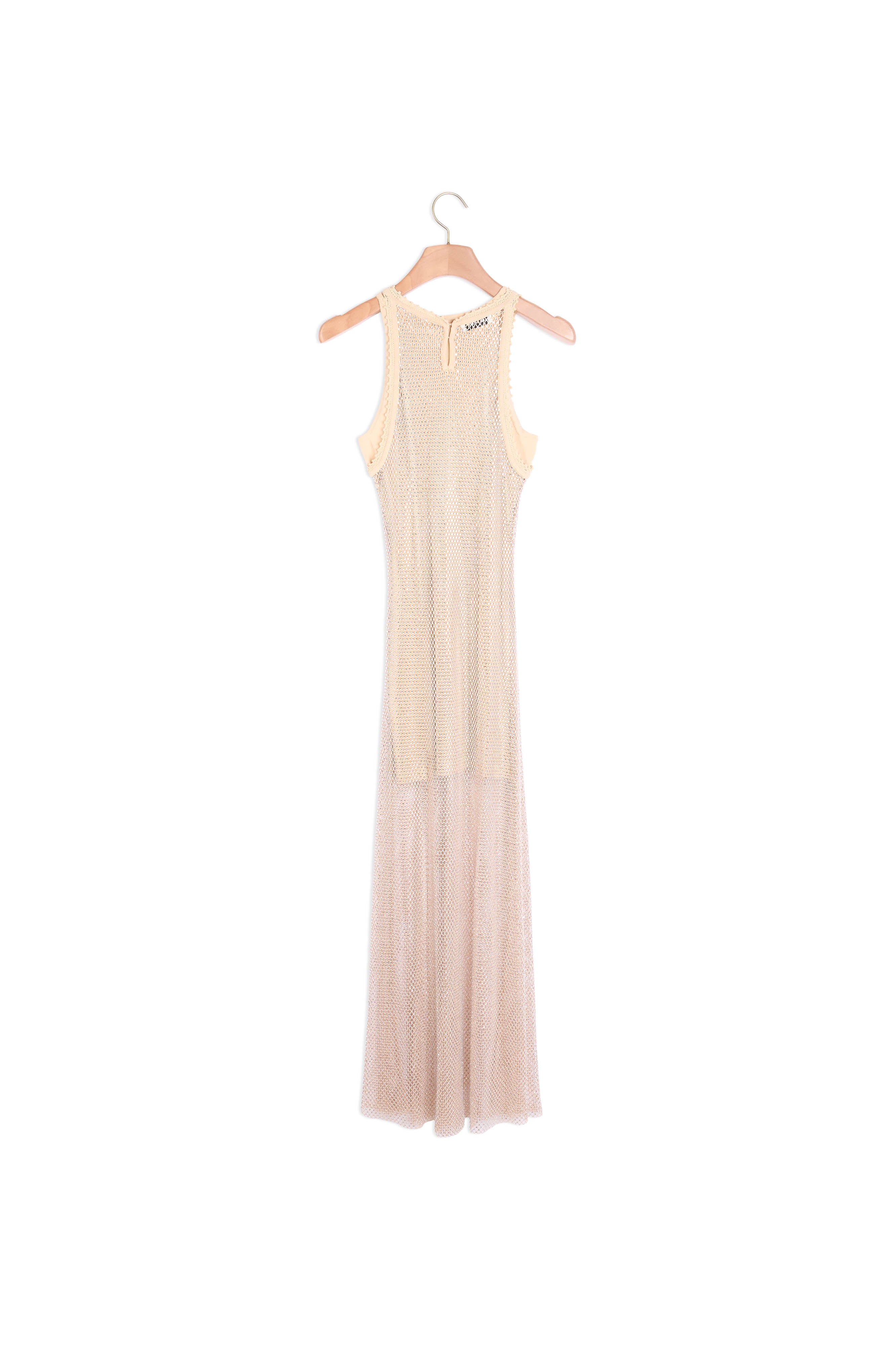 Robe longue résille brillante Sandro seconde main