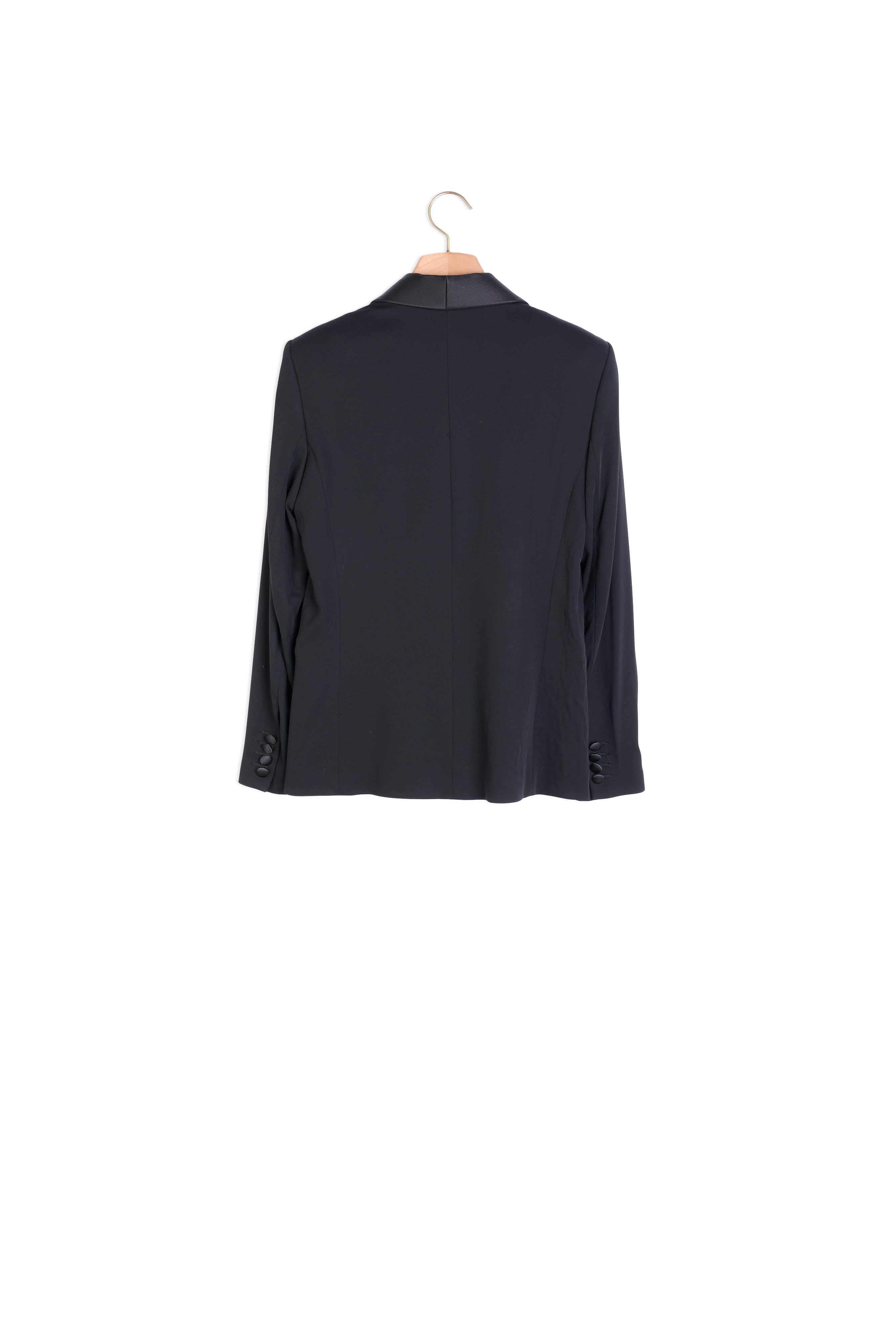 Veste de smoking à empiècement satin Sandro seconde main