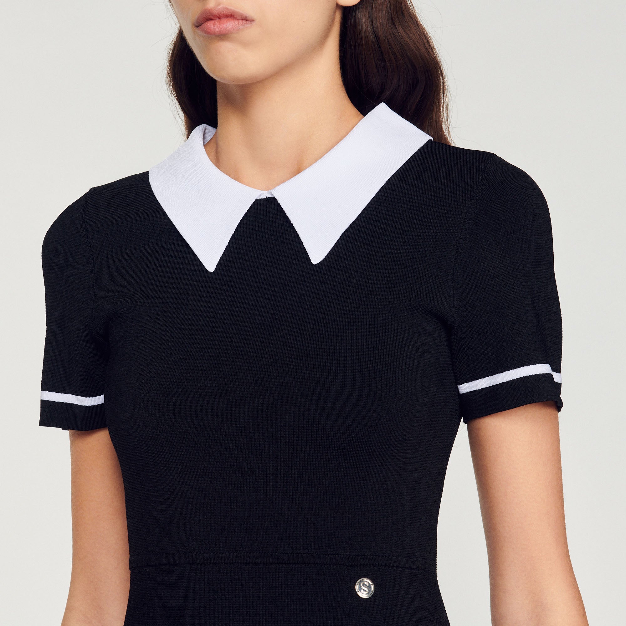 Robe courte en Maille Sandro seconde main