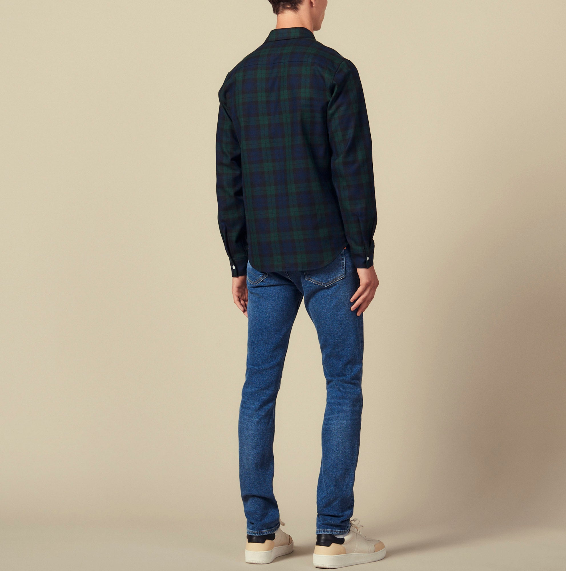 Chemise en tartan Sandro seconde main