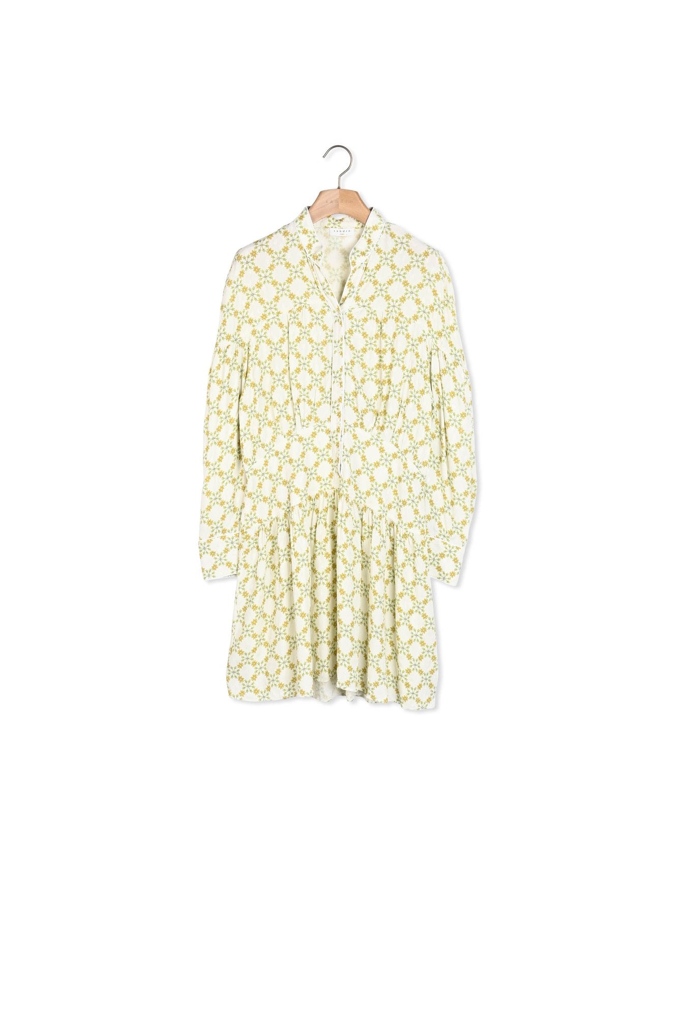 Robe courte en jacquard imprimé Sandro seconde main