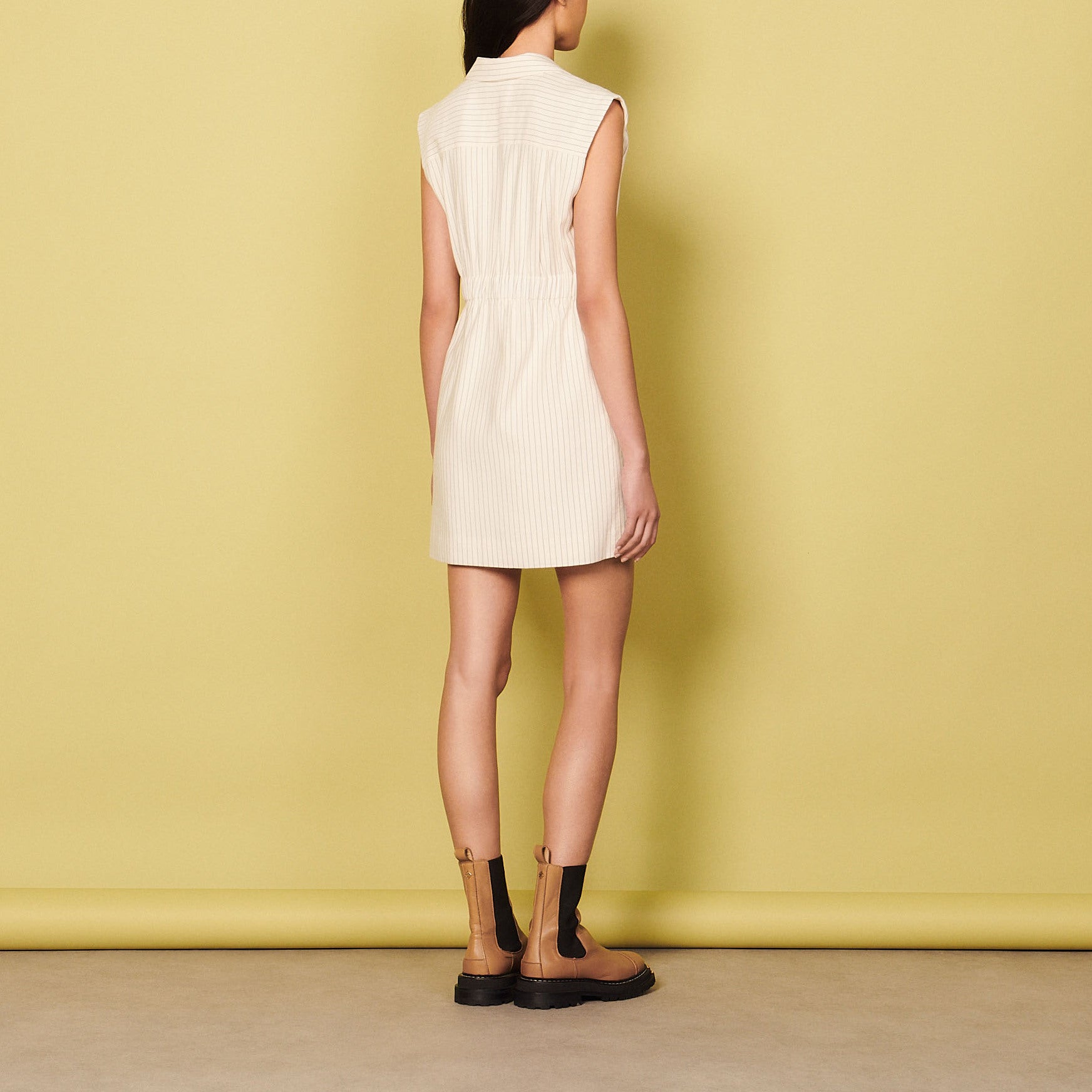 Robe tailleur rayée Sandro seconde main