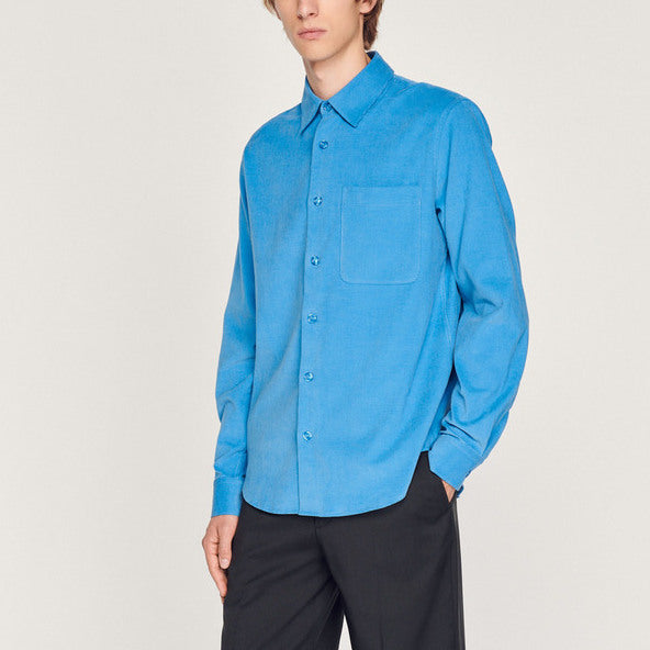 Chemise en velours côtelé Sandro seconde main