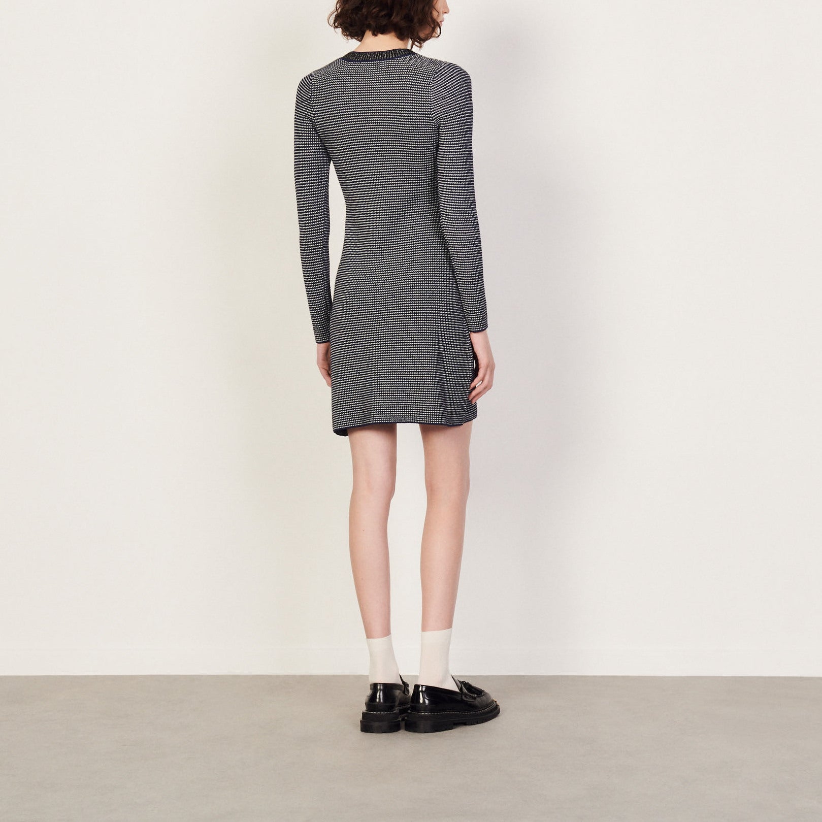 Robe en Maille fantaisie Sandro seconde main