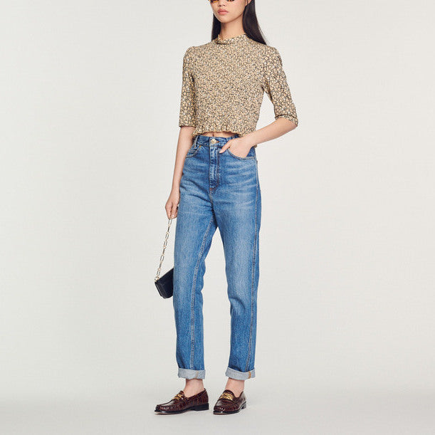 Top imprimé Sandro seconde main