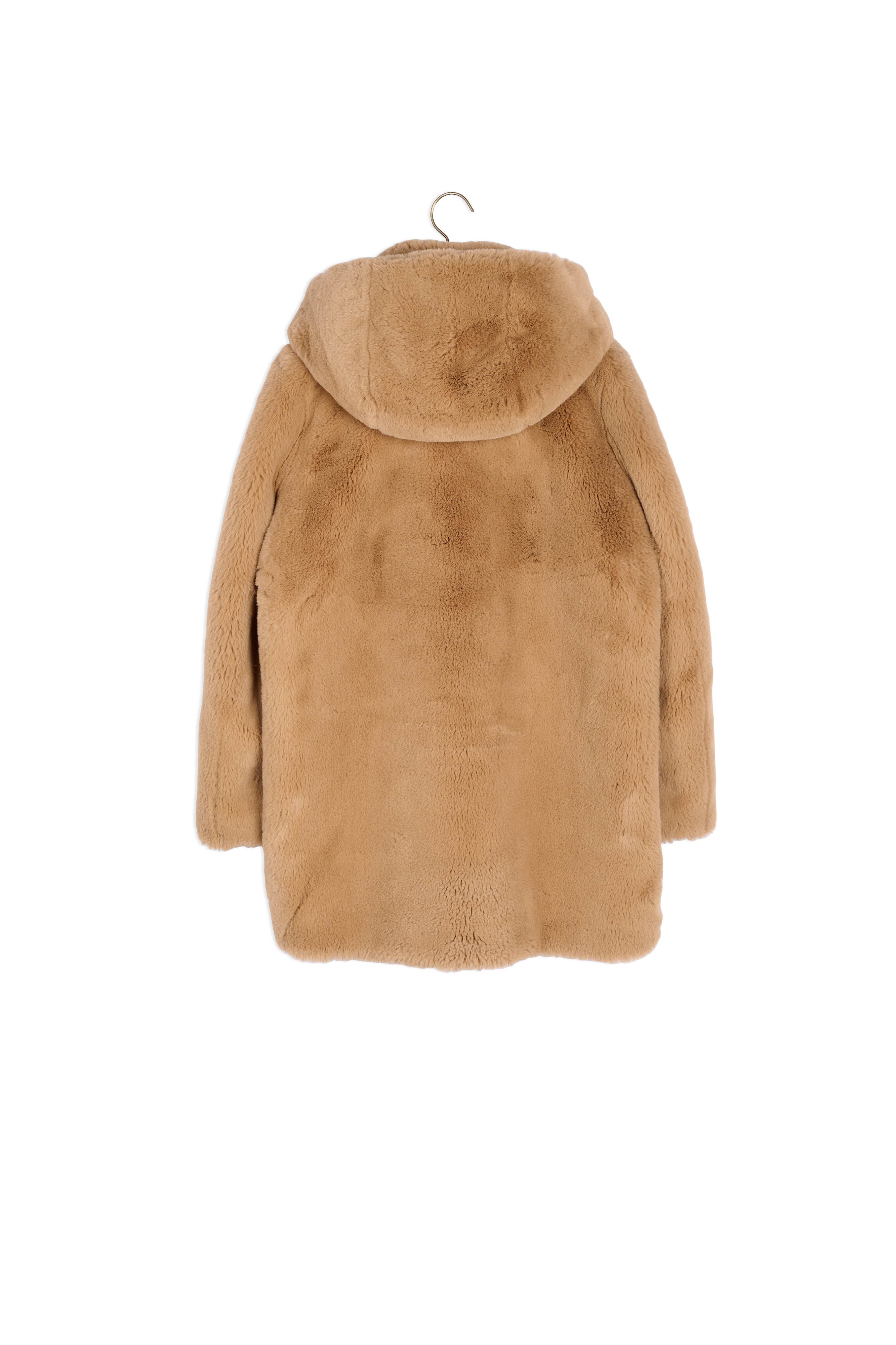 Manteau en fausse fourrure Sandro seconde main