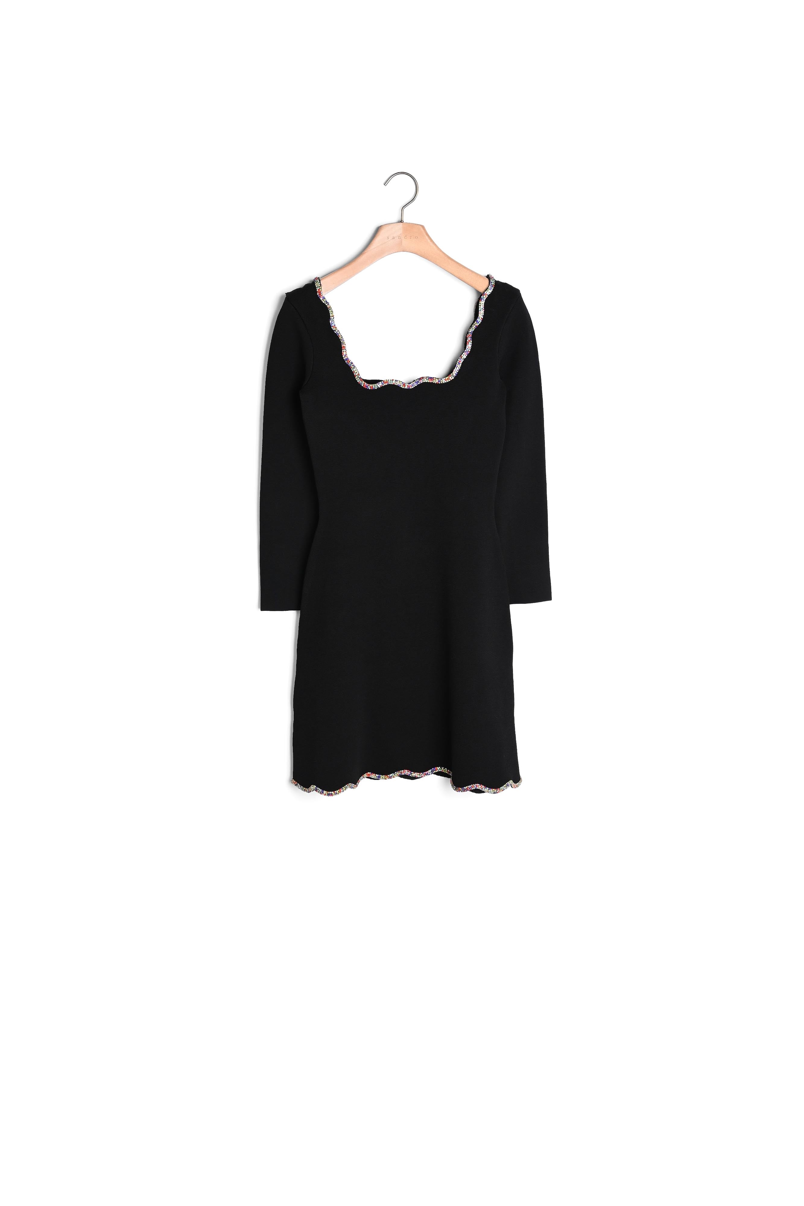 Robe courte en velours Sandro seconde main