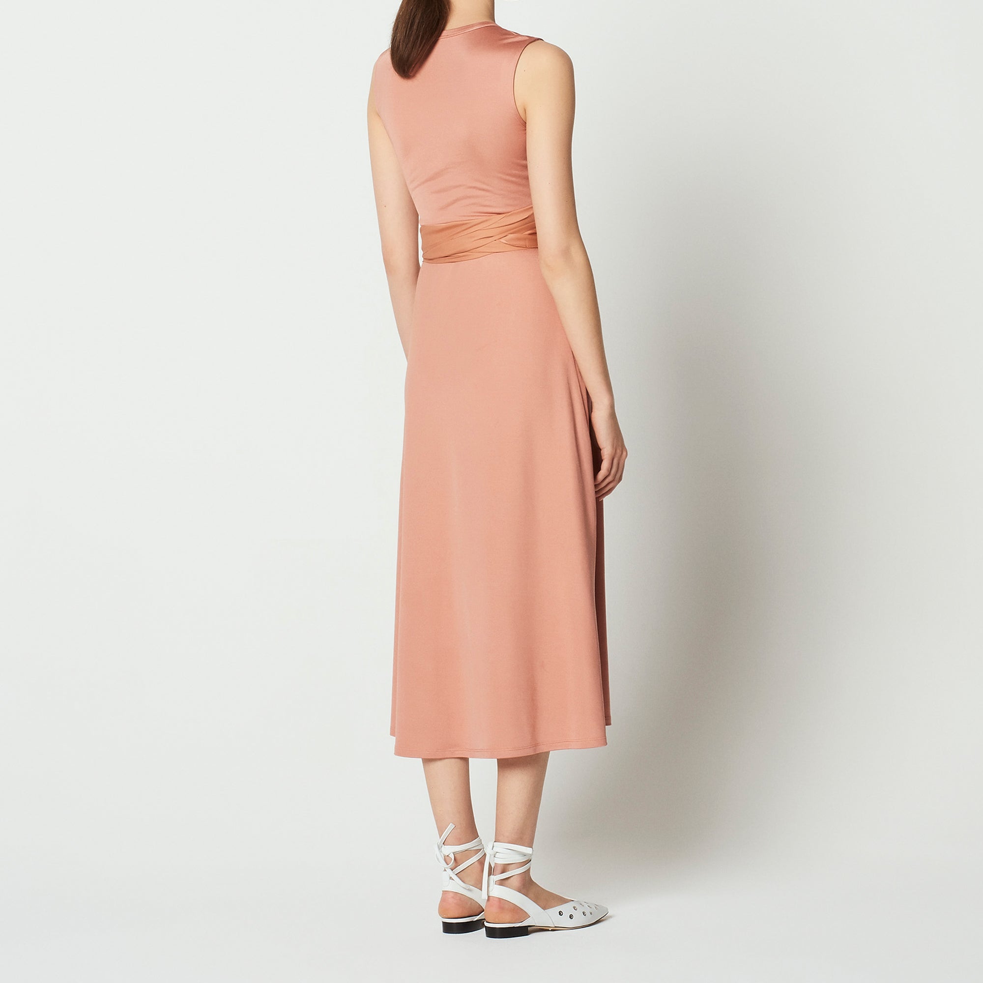 Robe longue fluide avec ceinture Sandro seconde main