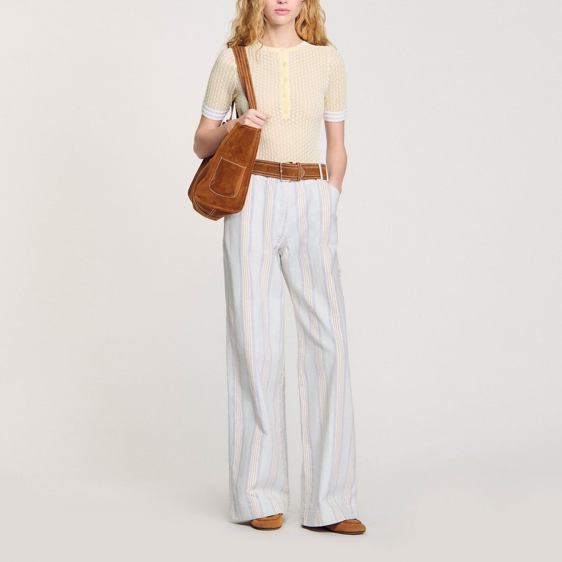 Jean à rayures Sandro seconde main