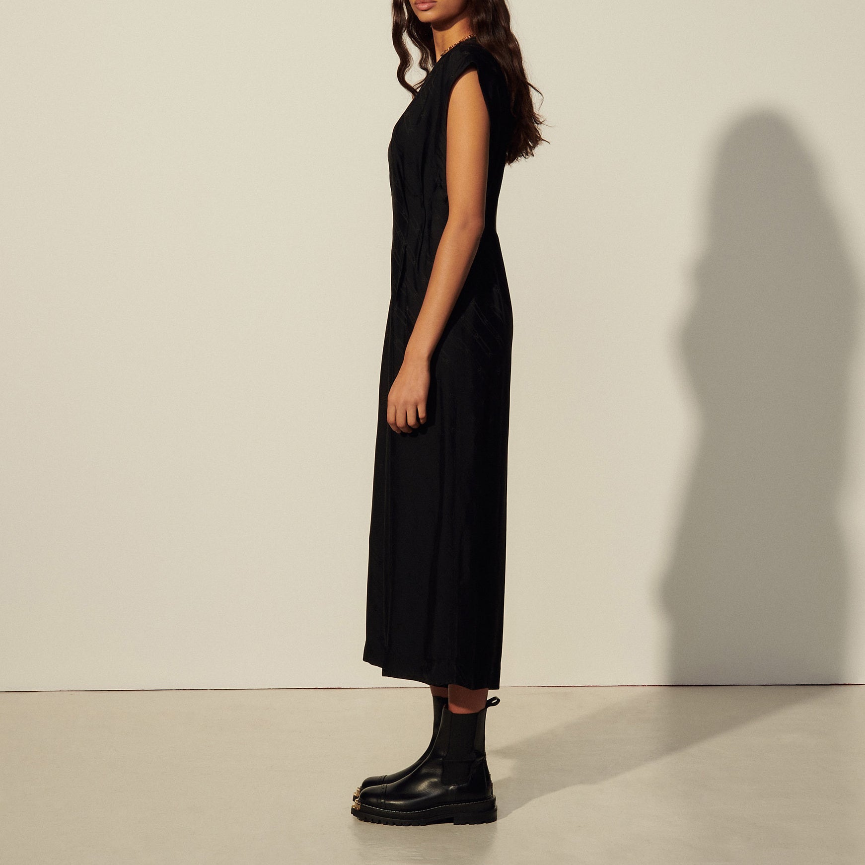 Combinaison Pantalon en tissu jacquard Sandro seconde main