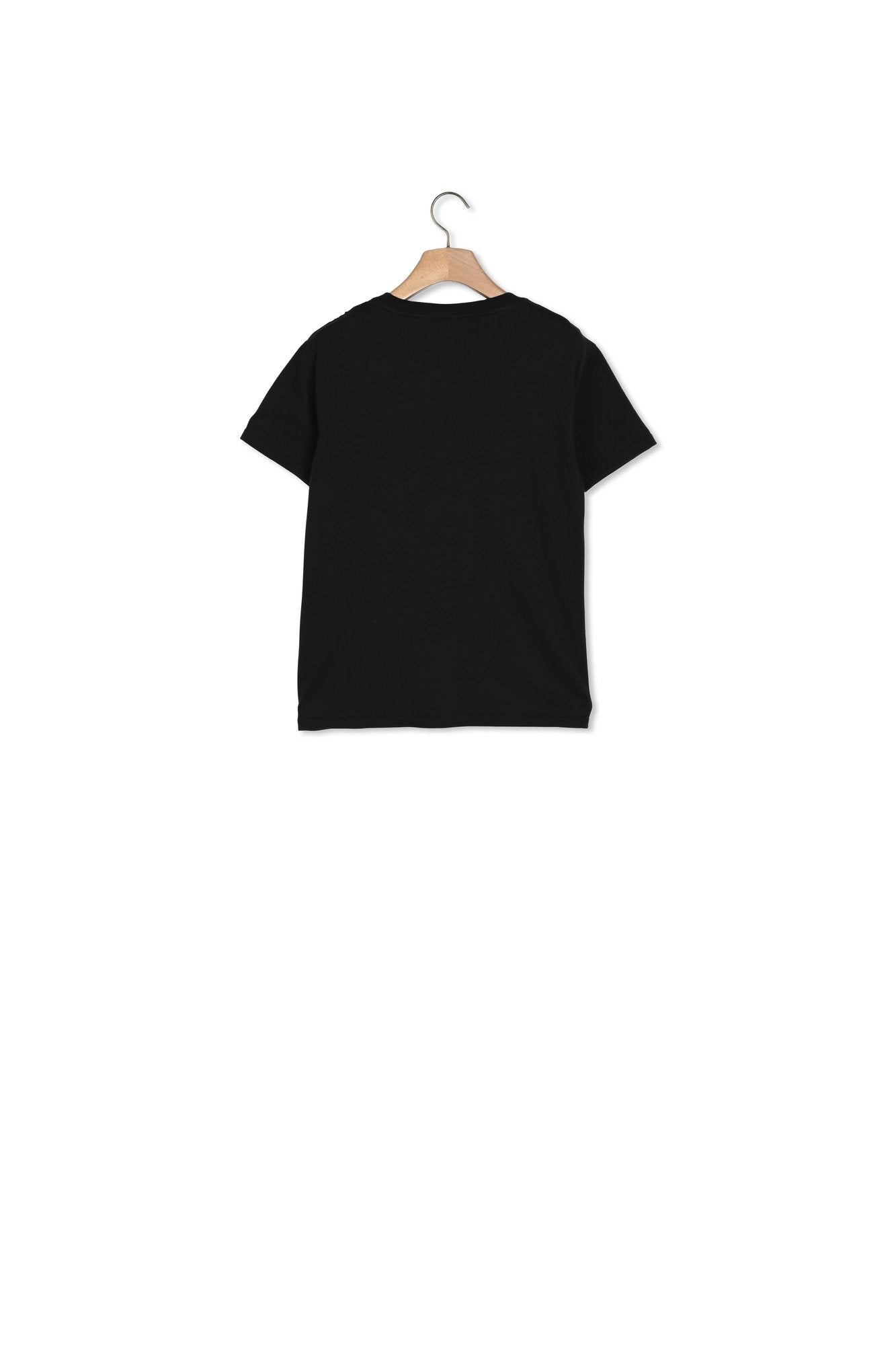 T-shirt à broderies strass et perles Sandro seconde main