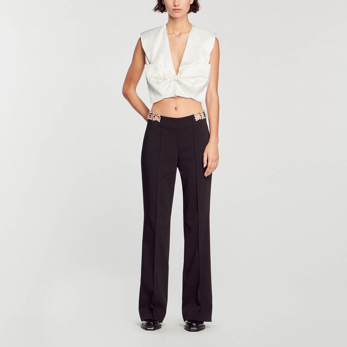 Pantalon à strass Sandro seconde main