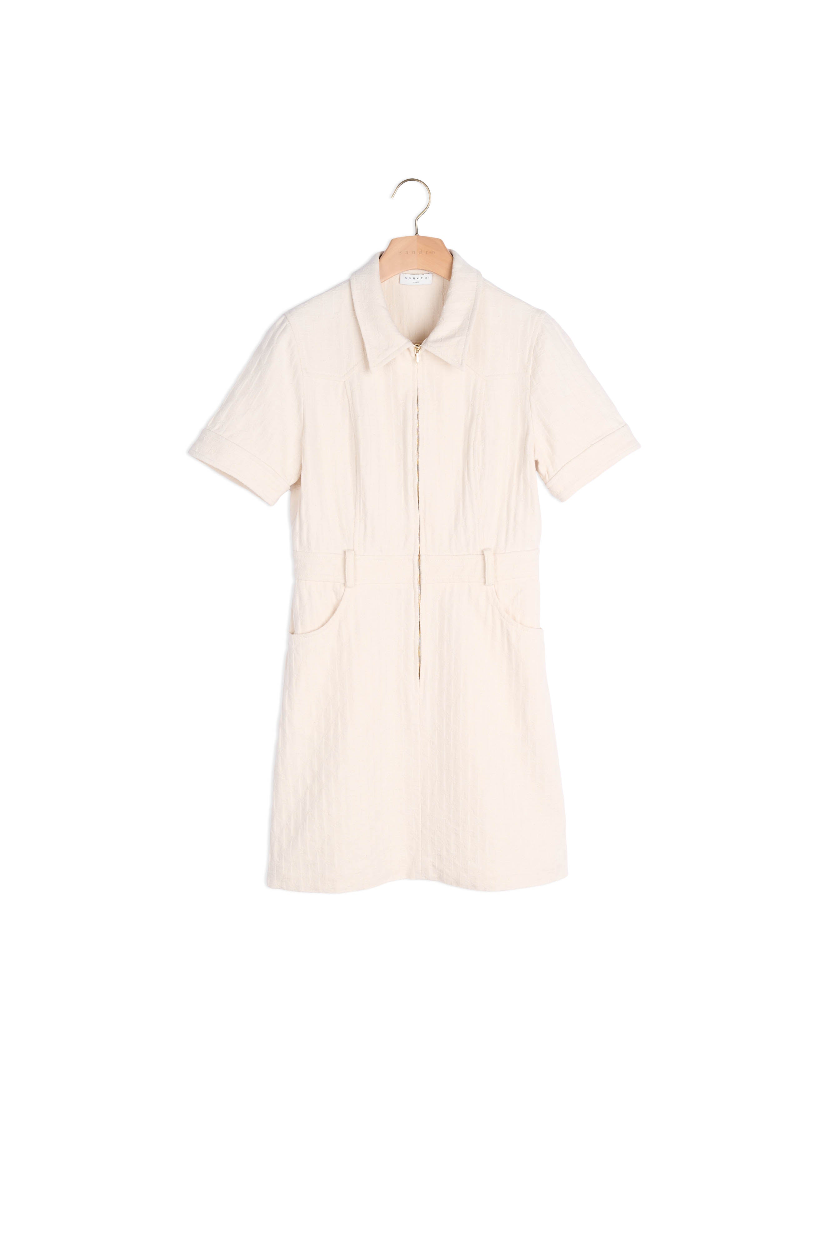 Robe en jacquard double S Sandro seconde main