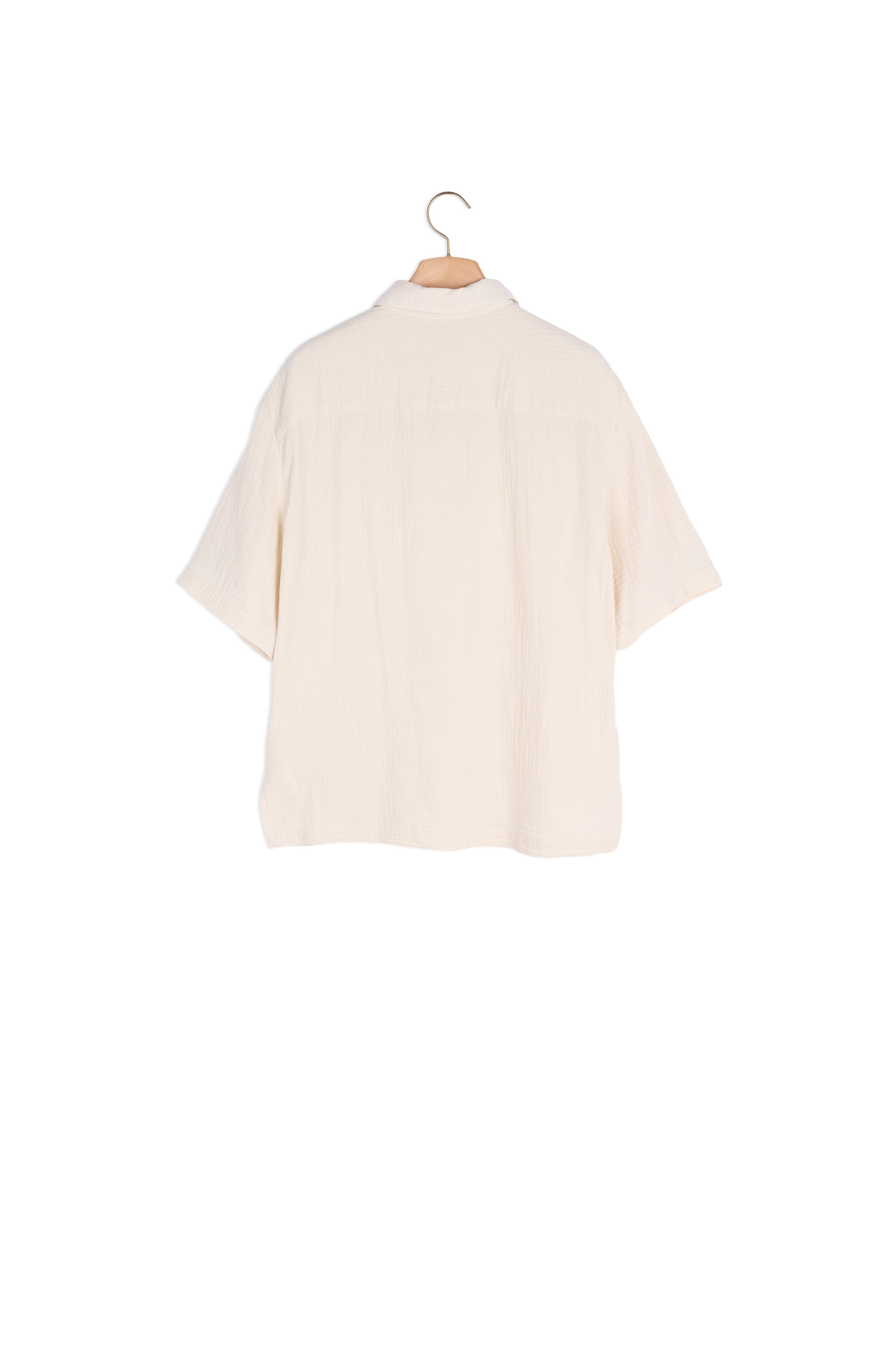 Chemise en coton gaufré Sandro seconde main