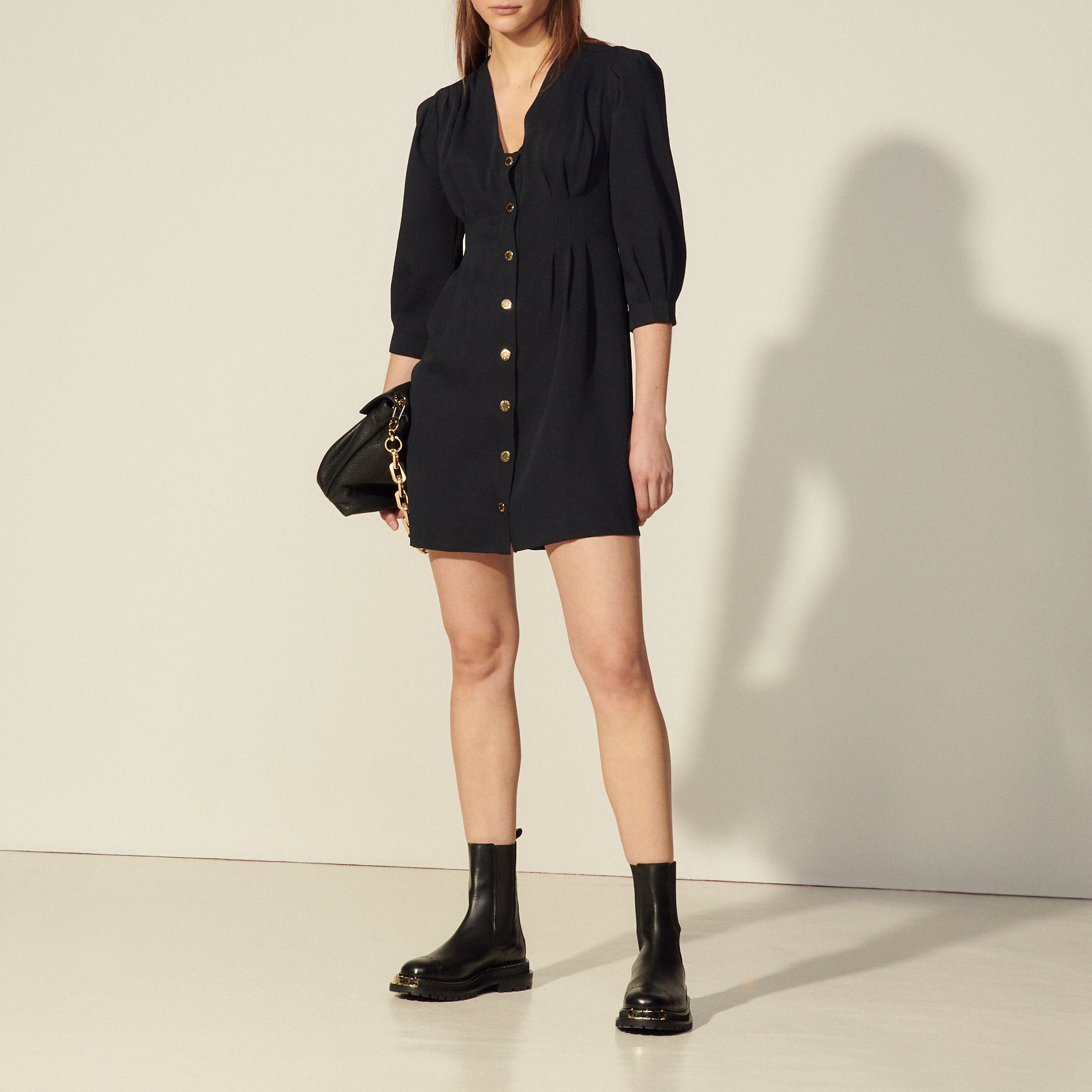 Robe courte à manches 3/4 Sandro seconde main