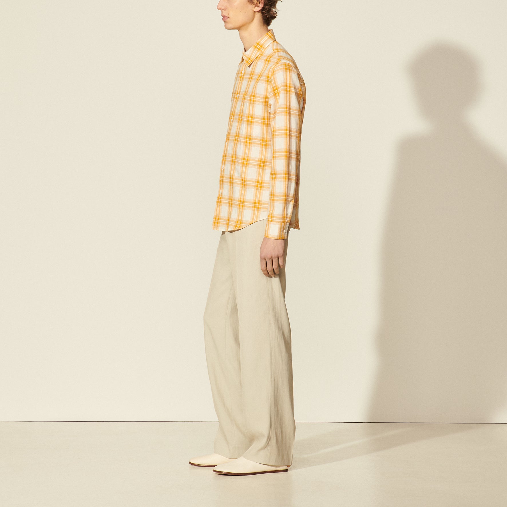 Chemise en coton à carreaux Sandro seconde main