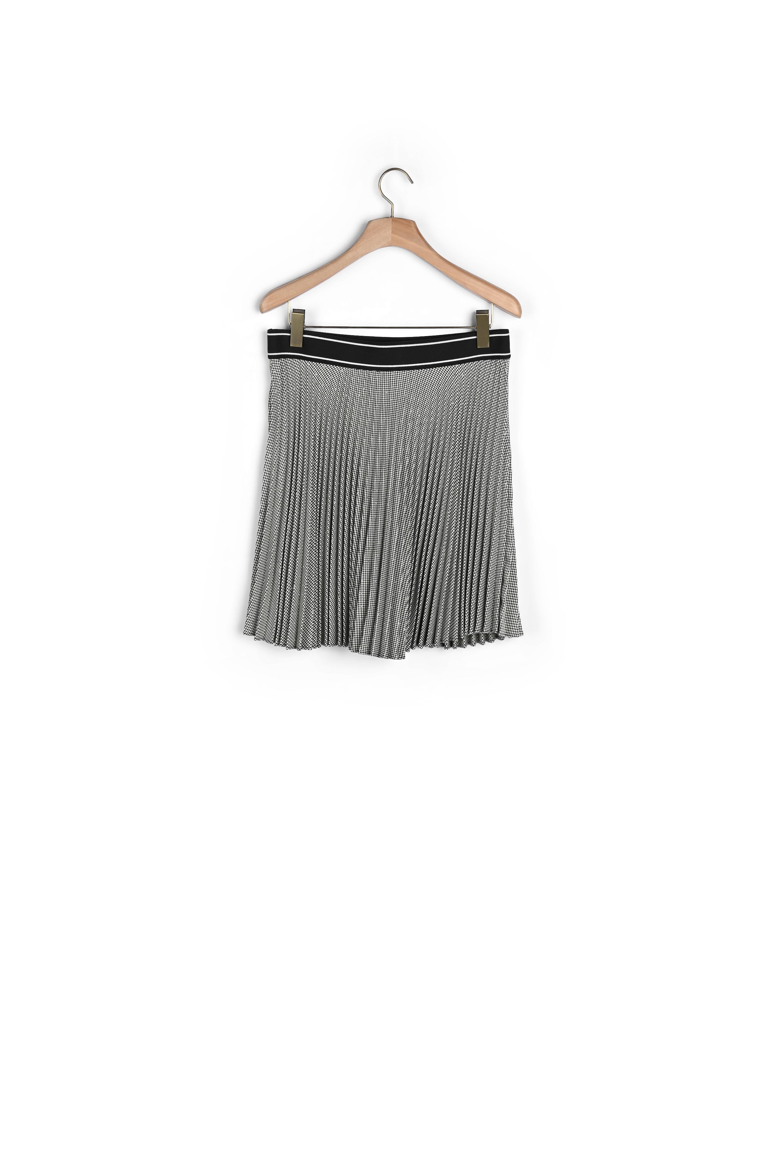 Jupe courte plissée strassée Sandro seconde main