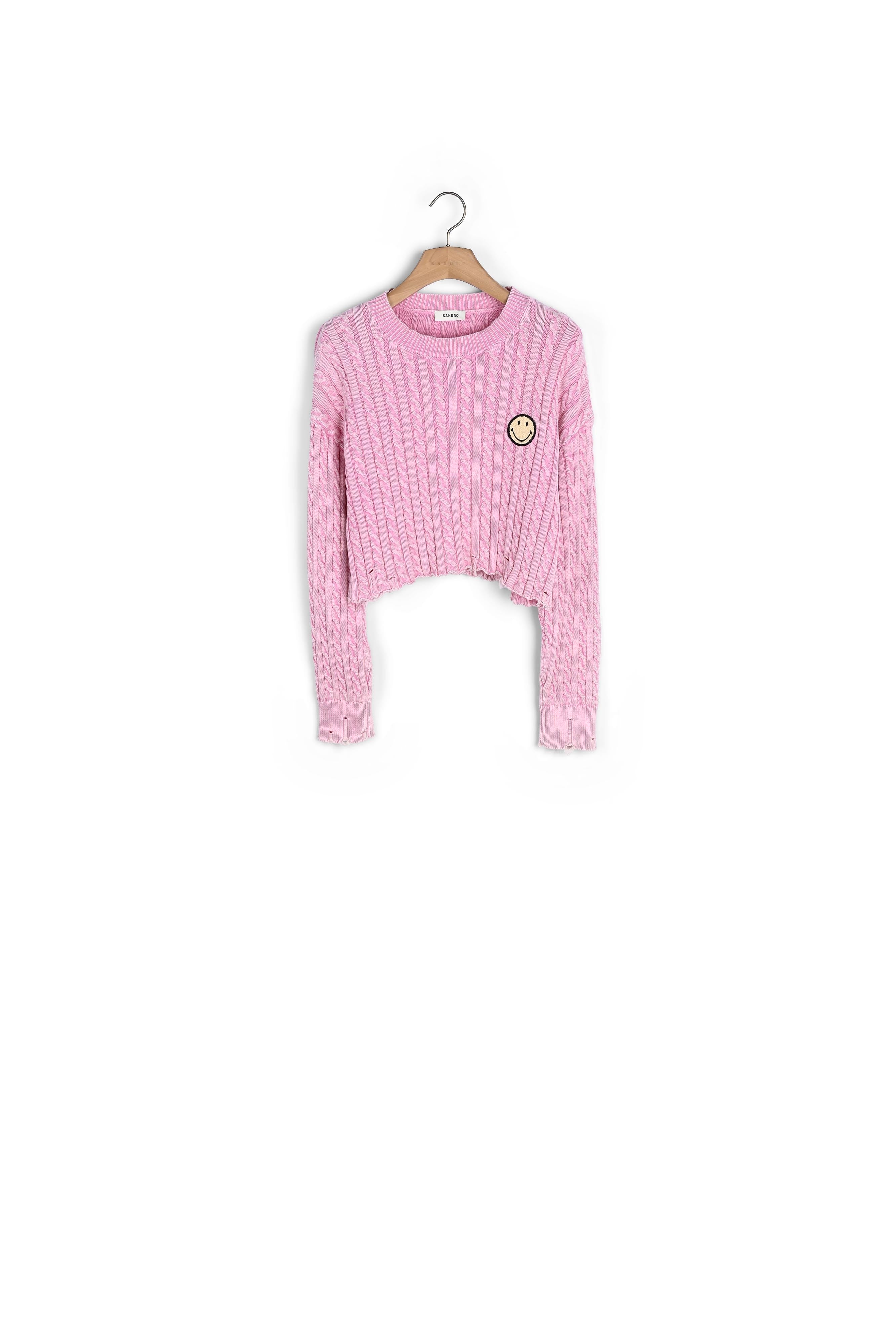 Pull court Smiley© Sandro seconde main