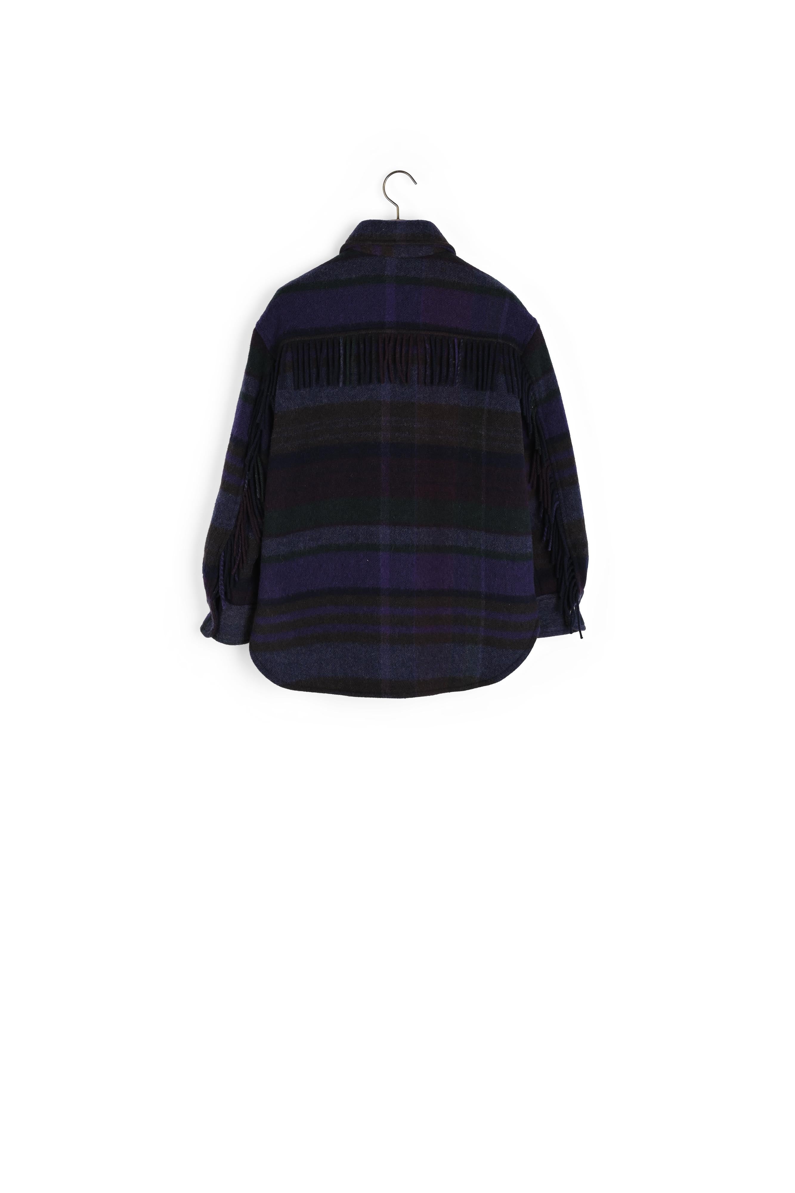 Manteau surChemise à carreaux Sandro seconde main