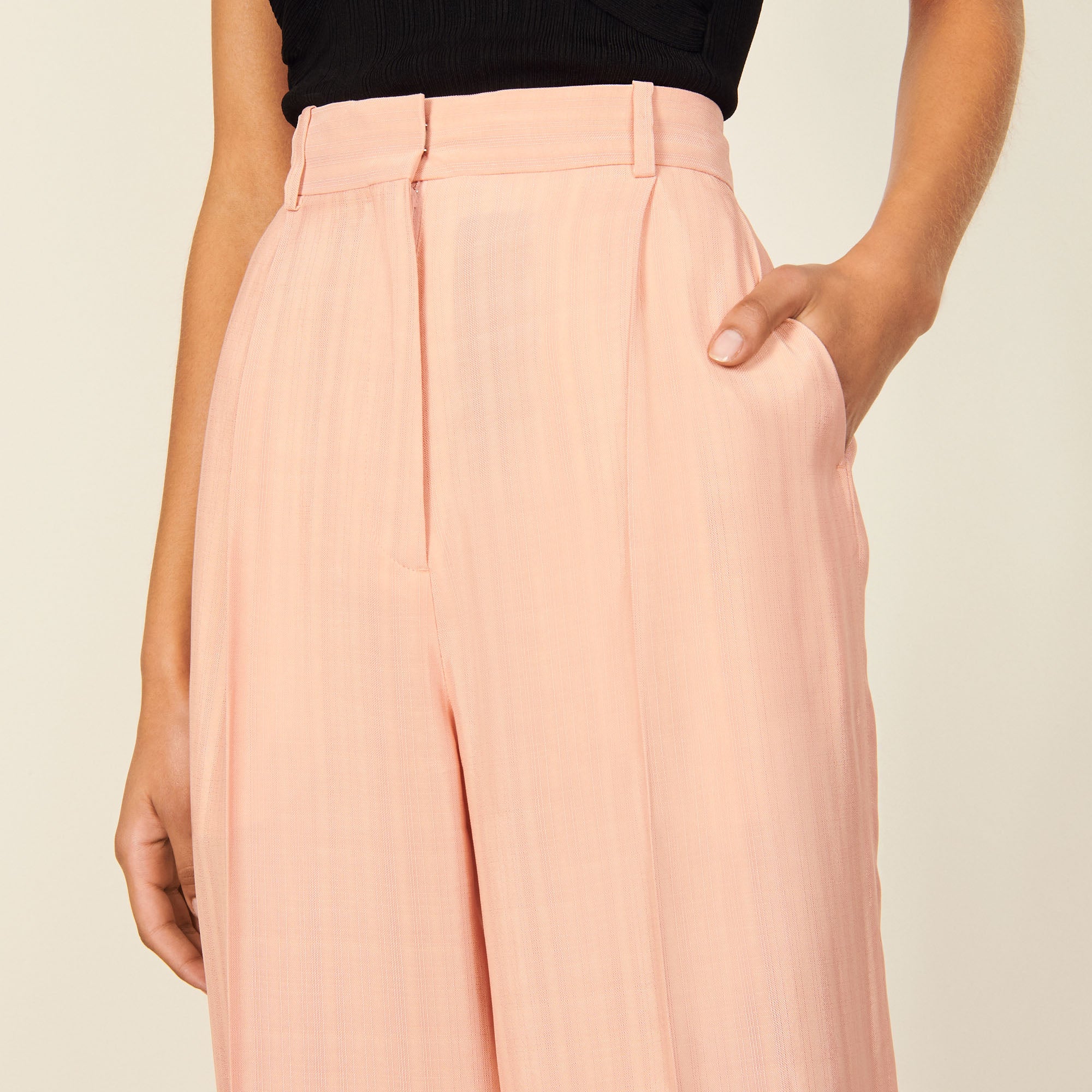 Pantalon droit à plis Sandro seconde main