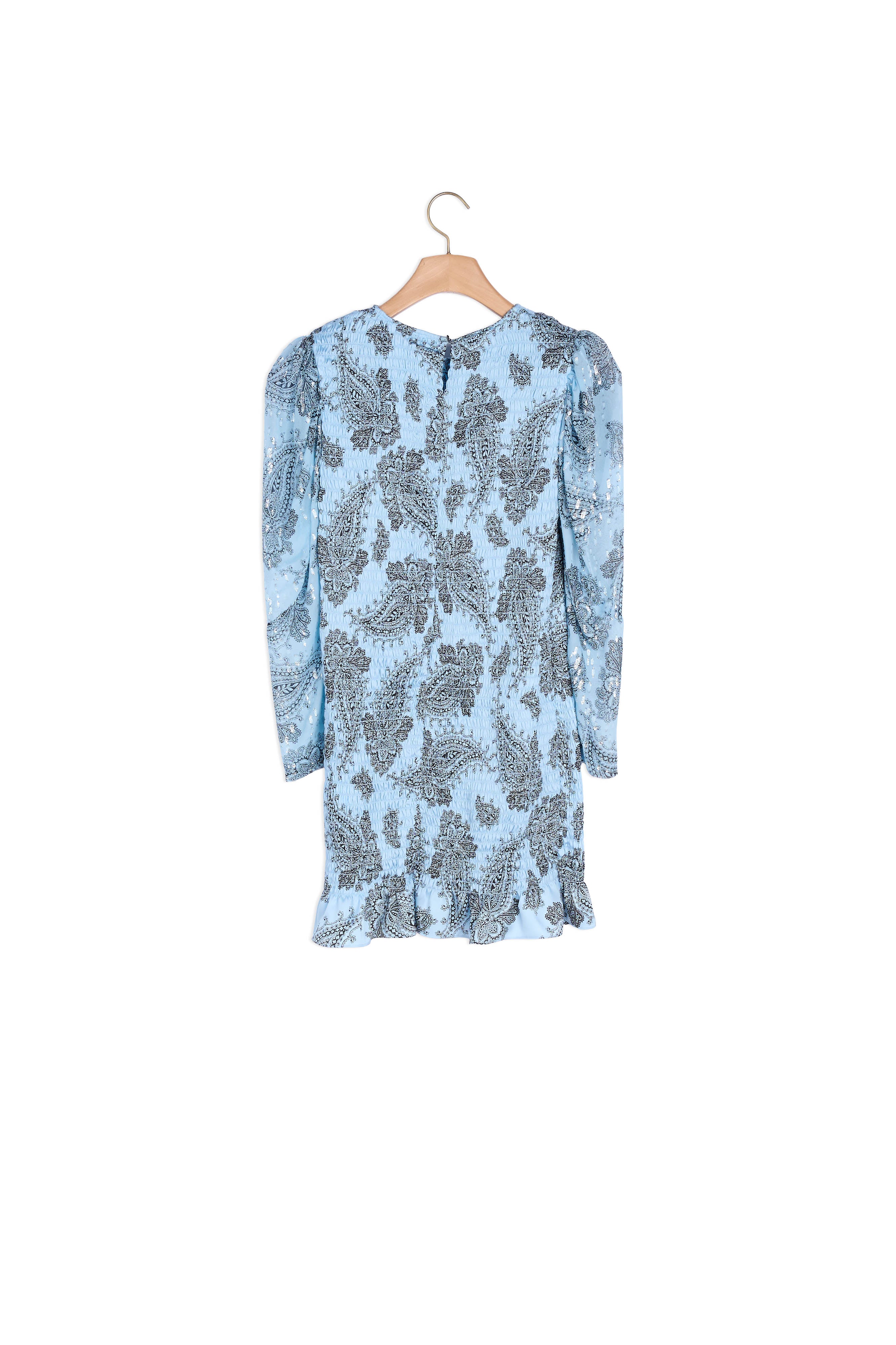 Robe courte smockée imprimée Sandro seconde main