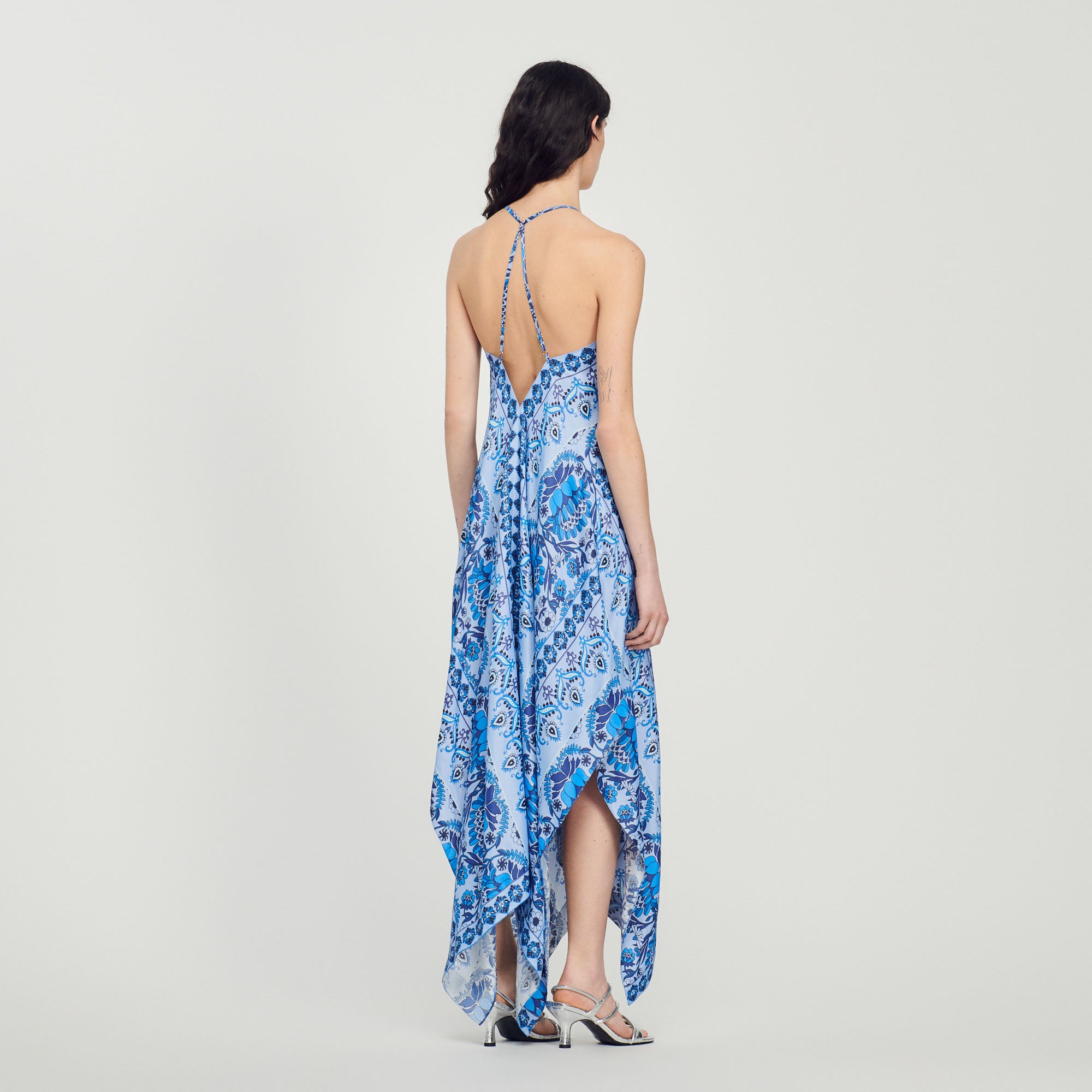 Robe longue  asymétrique Sandro seconde main