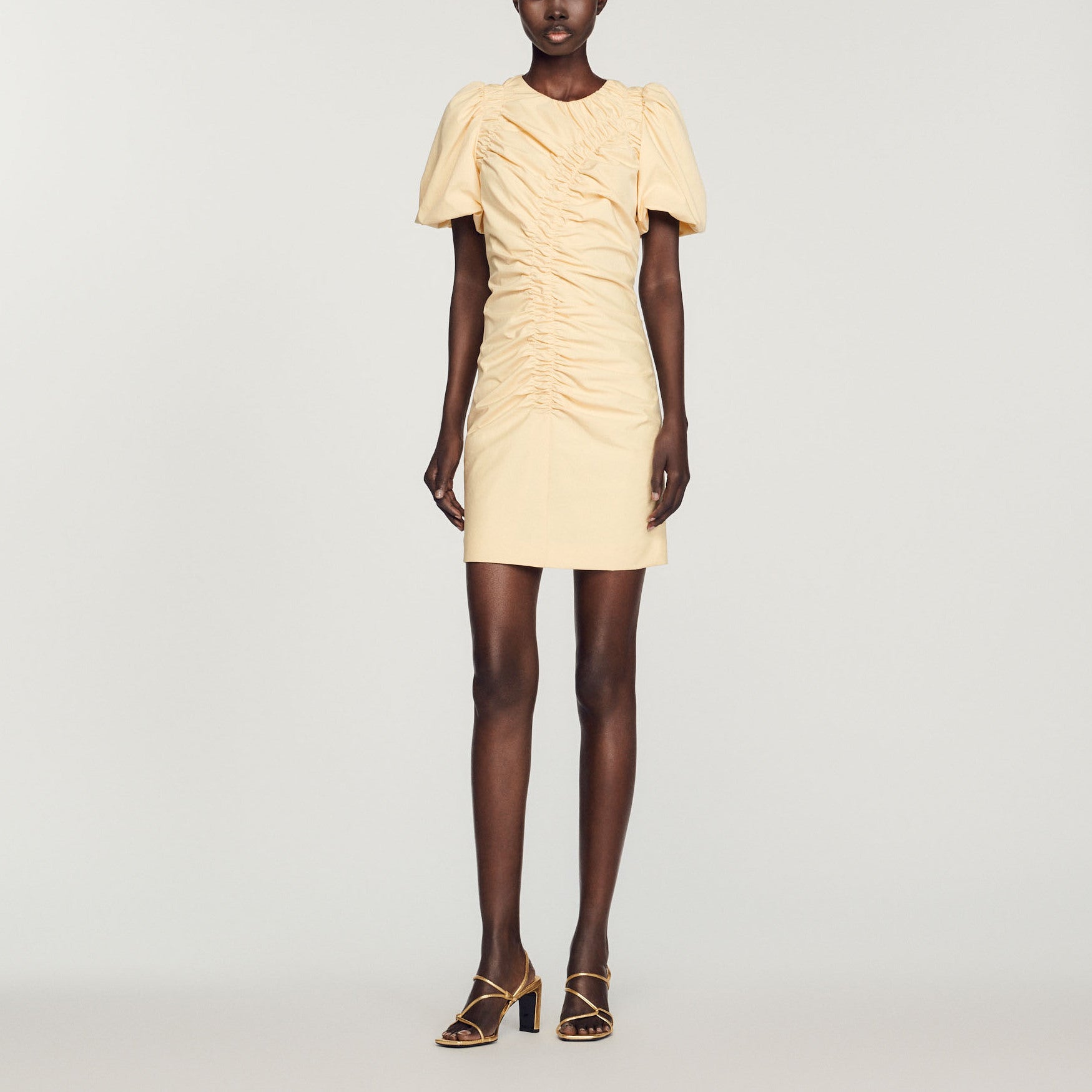 Robe courte froncée Sandro seconde main