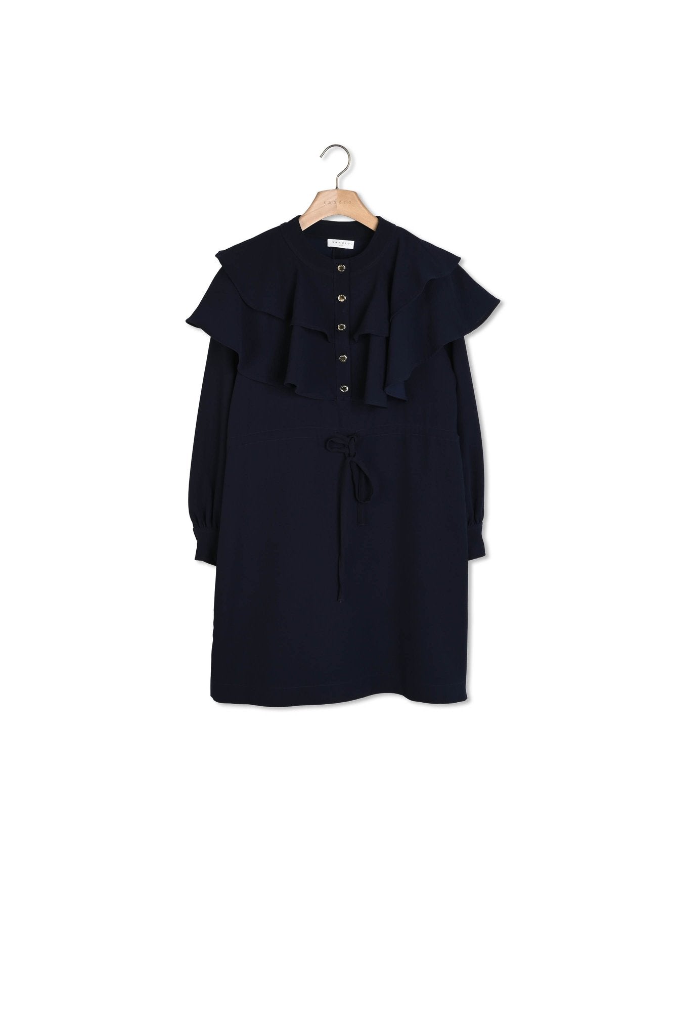 Robe avec volants oversize Sandro seconde main