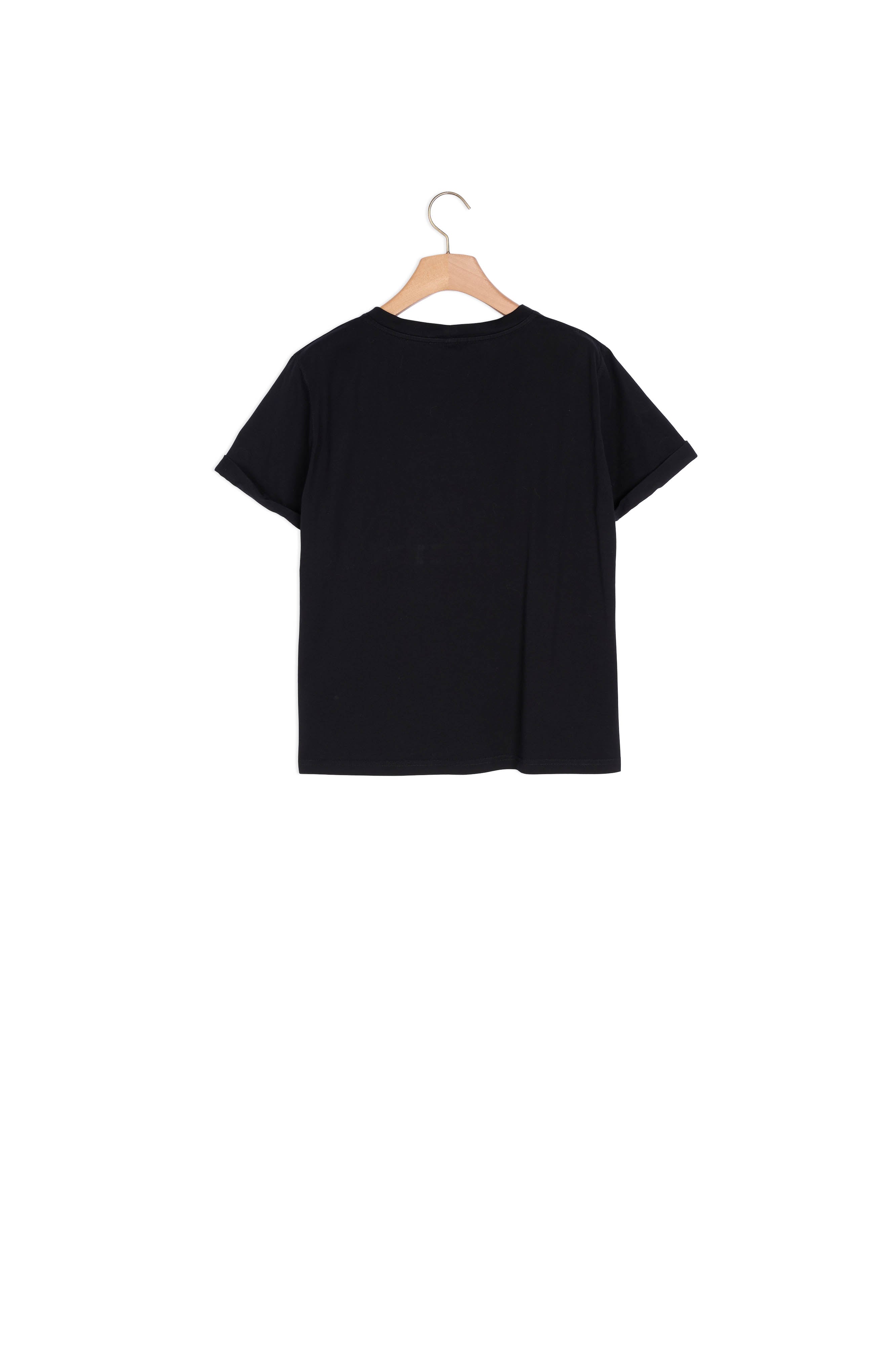 T-shirt Noir Sandro seconde main