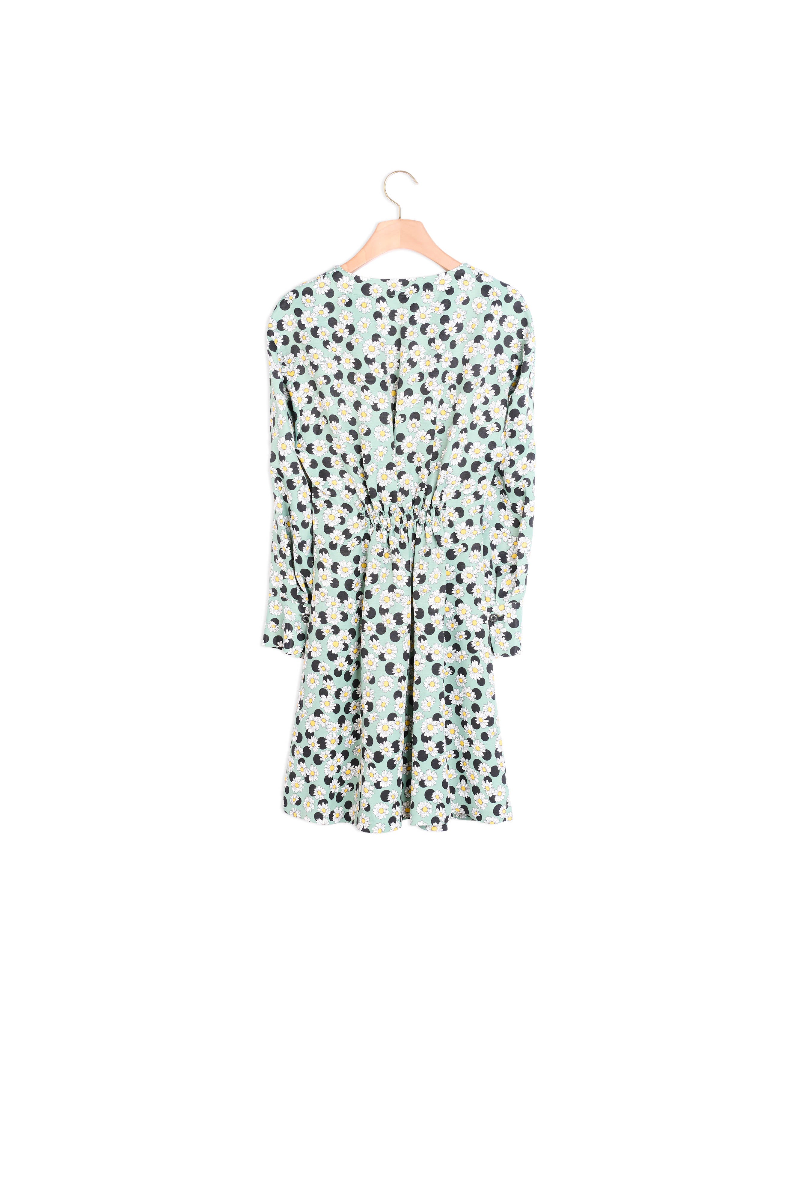 Robe courte imprimée avec fronces Sandro seconde main