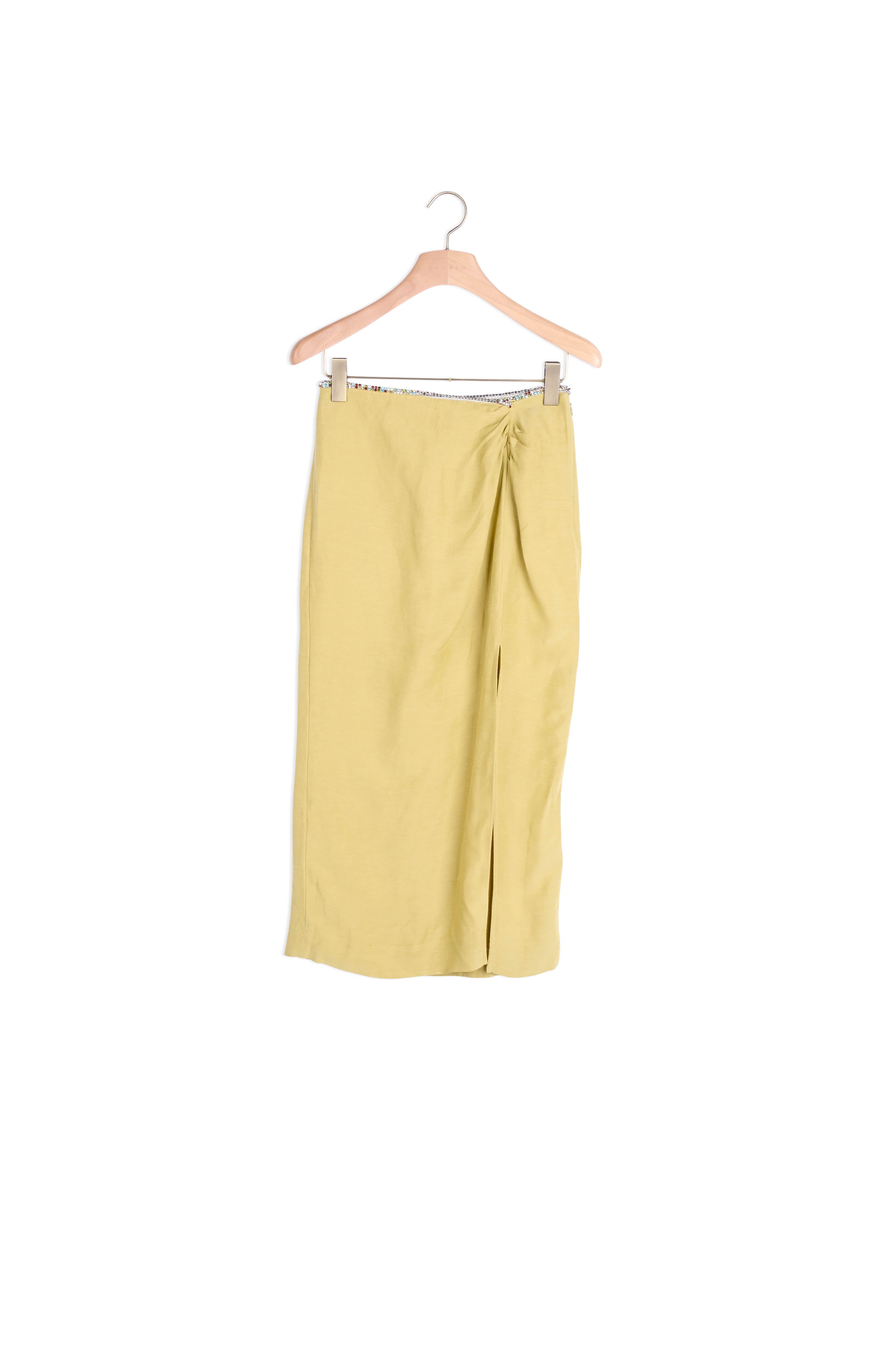 Jupe fendue strassée Sandro seconde main