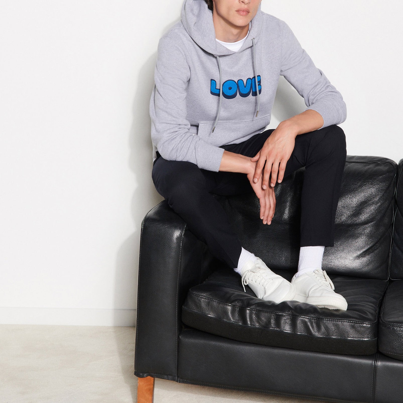 Hoodie avec broderie à message Sandro seconde main