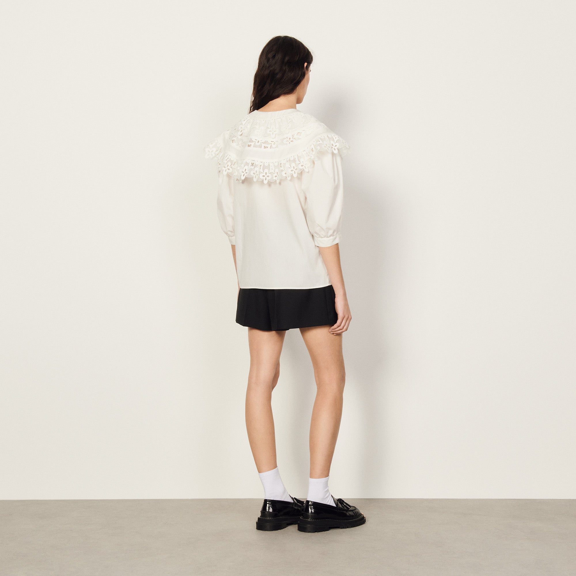 Chemise en coton Sandro seconde main