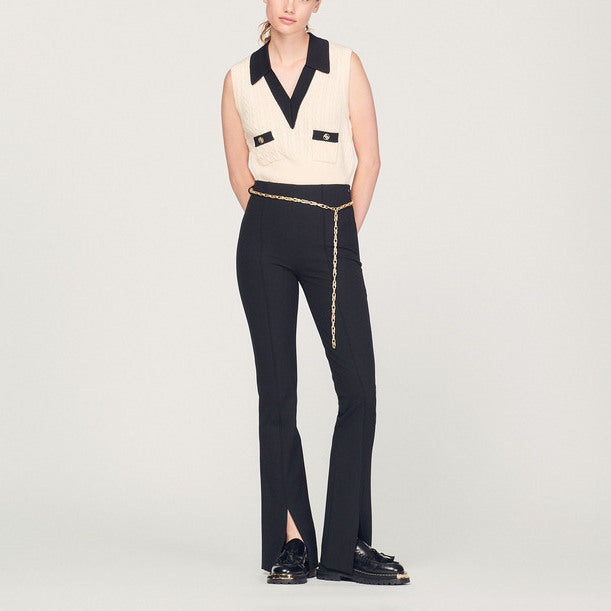 Pantalon fendu Sandro seconde main