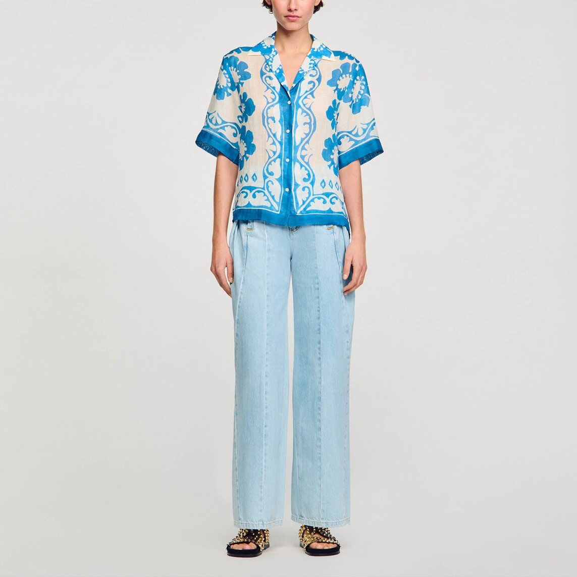 Chemise imprimée Sandro seconde main