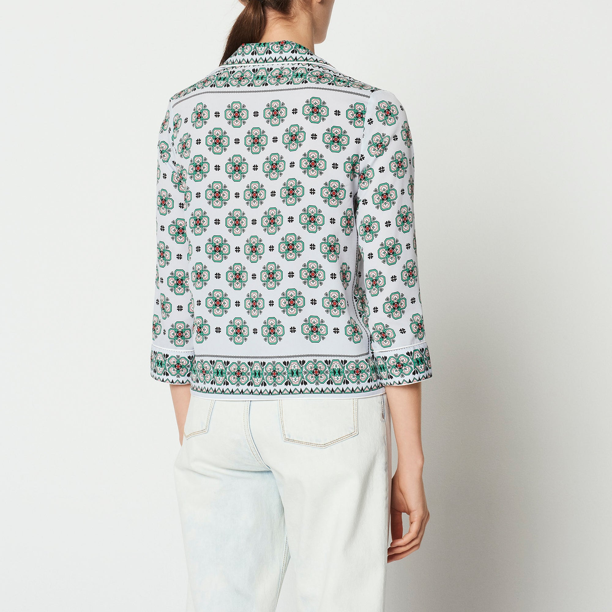 Chemise imprimée all over Sandro seconde main
