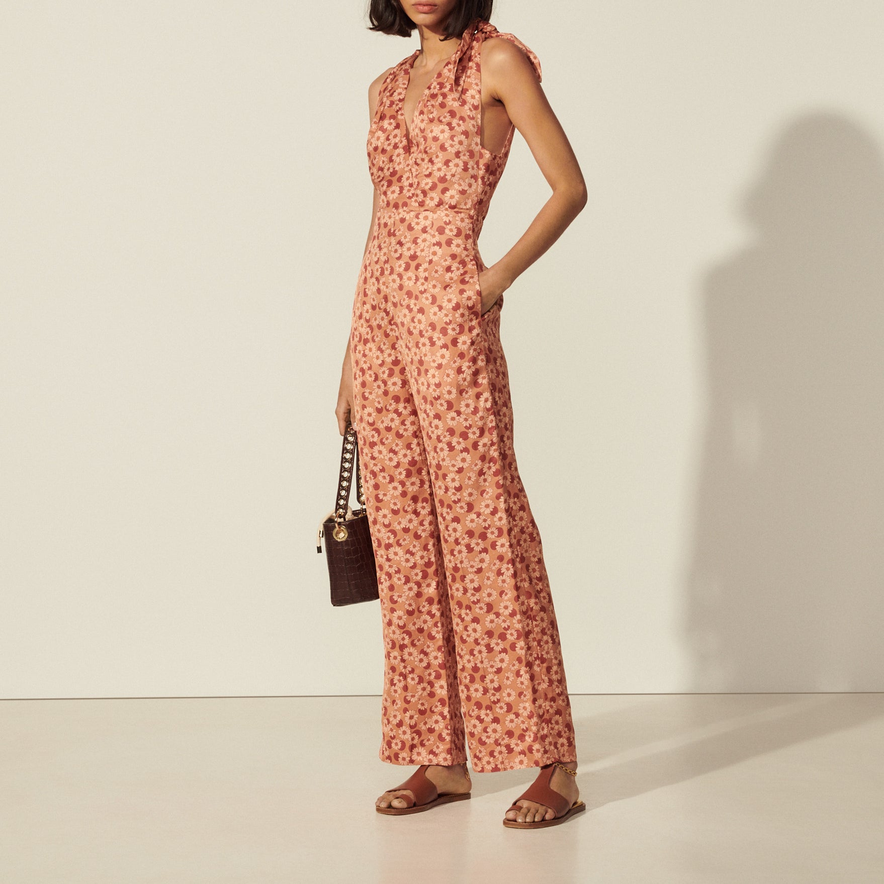 Combinaison Pantalon imprimée Sandro seconde main