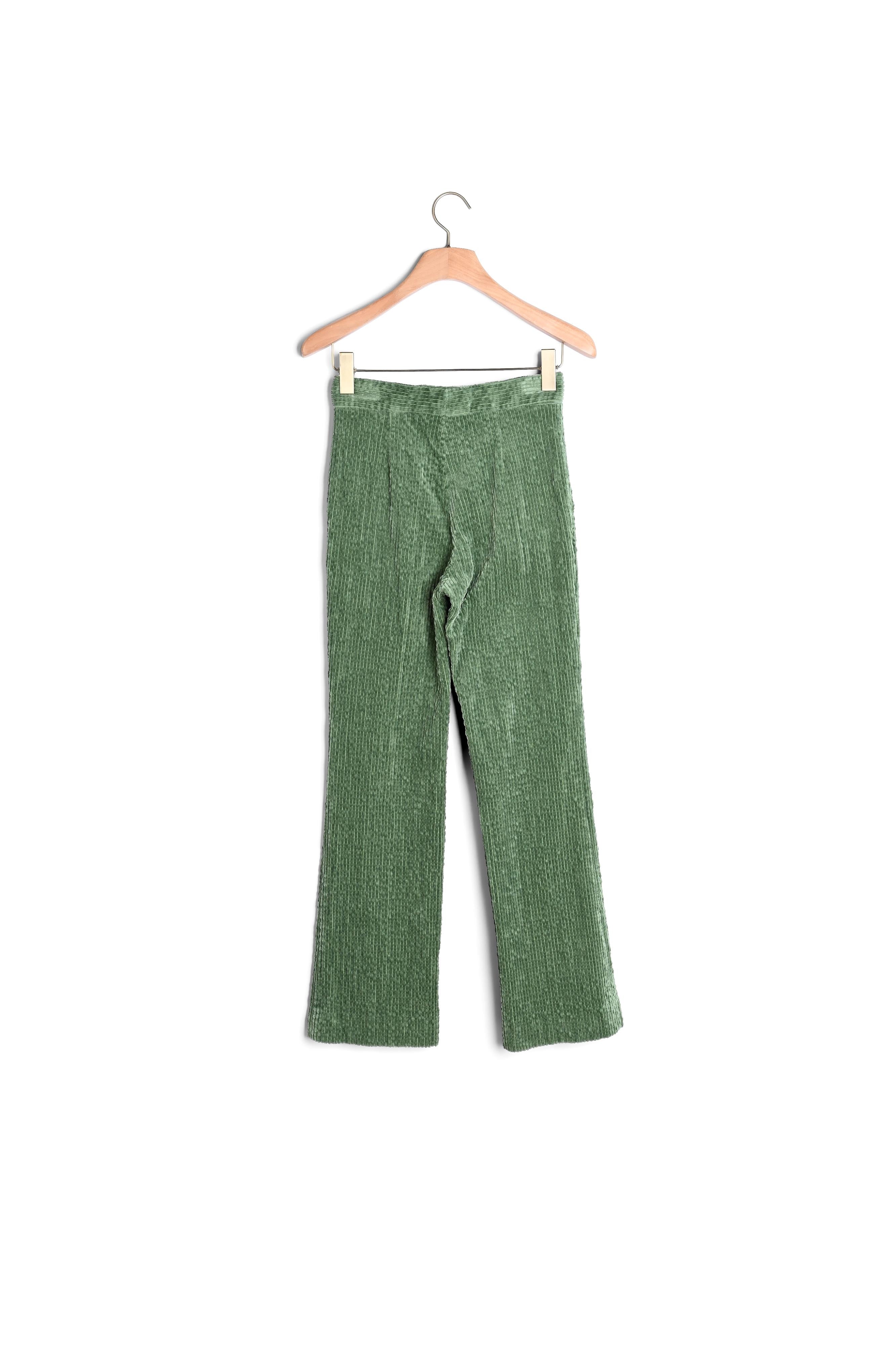 Pantalon droit en velours côtelé Sandro seconde main