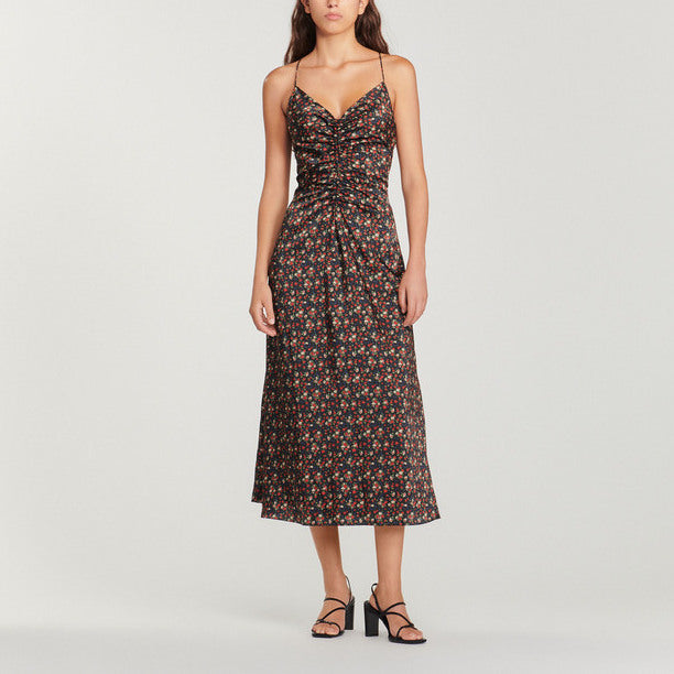 Robe longue à fines bretelles Sandro seconde main