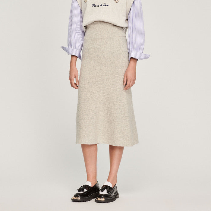 Jupe longue évasée Sandro seconde main