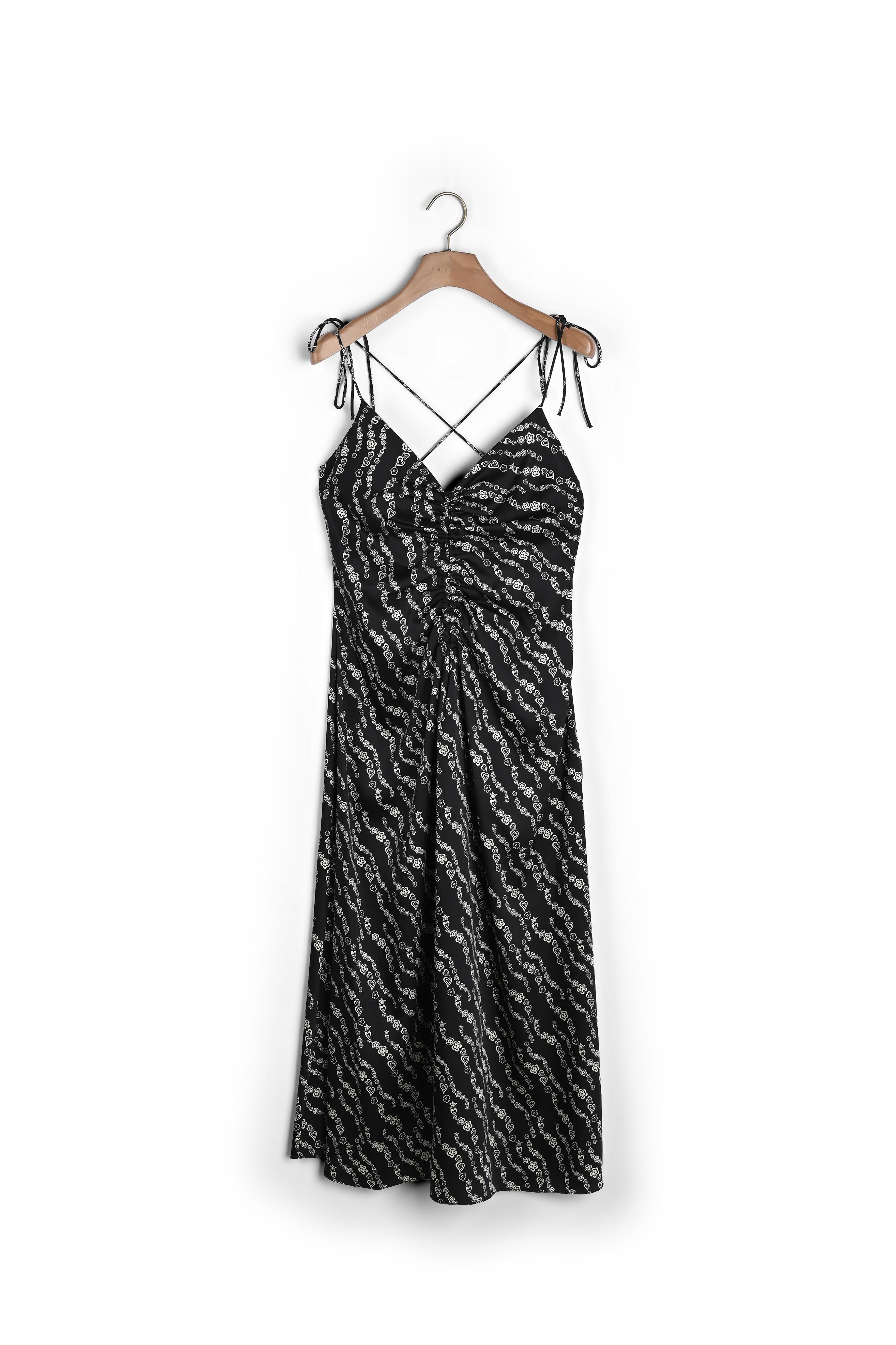 Robe longue à fines bretelles Sandro seconde main