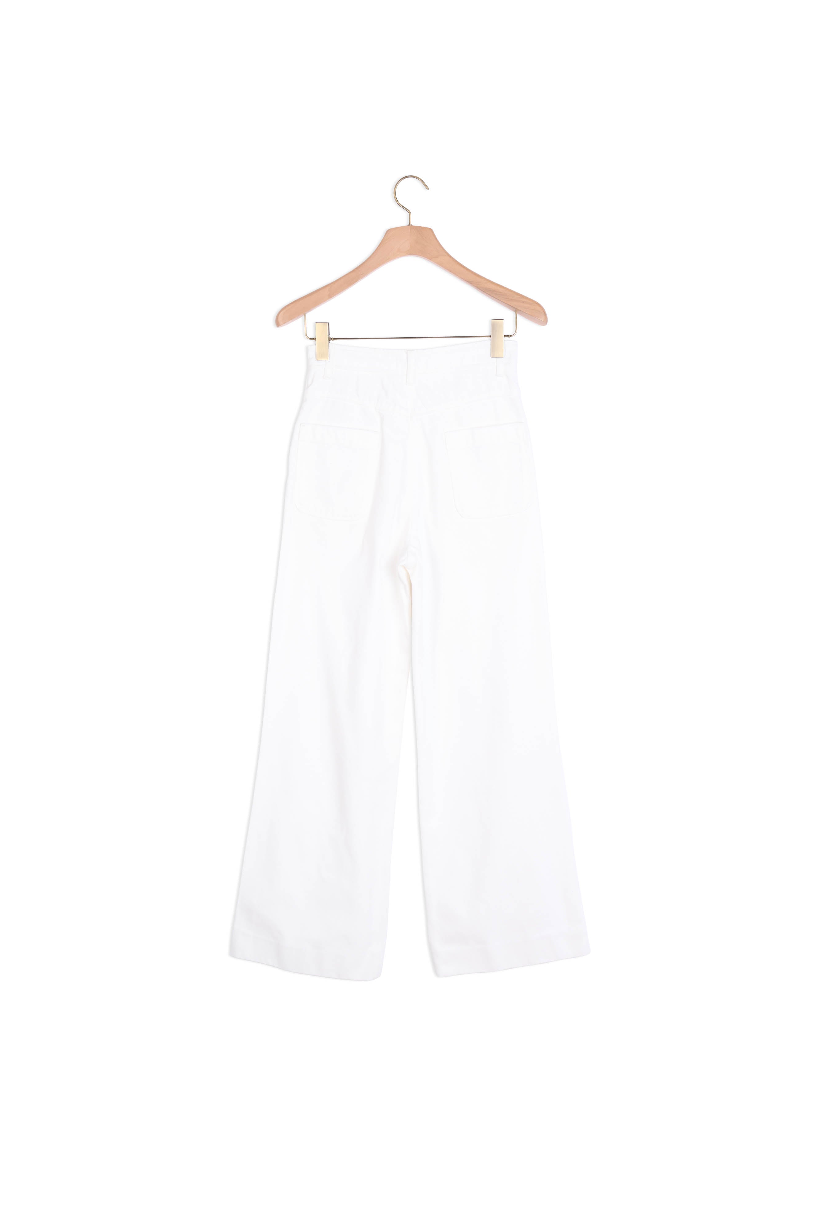 Pantalon large en toile Sandro seconde main