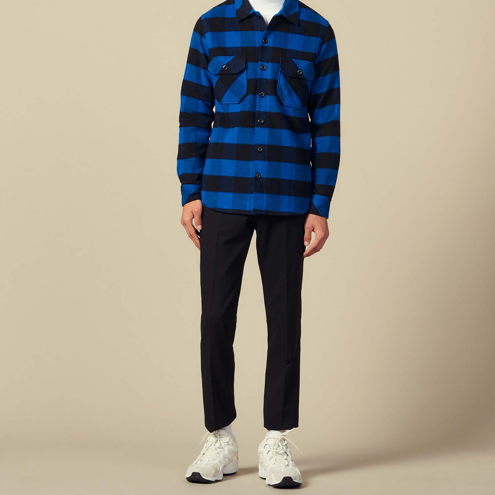 Chemise à carreaux en coton Sandro seconde main